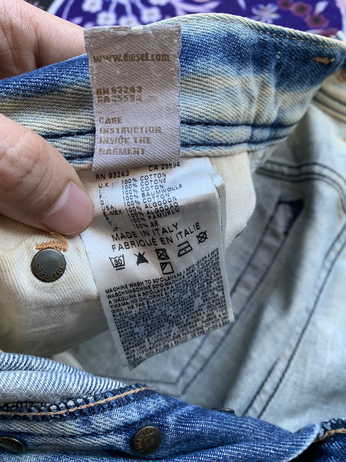 Diesel Diesel Industry Distressed Denim Size US 34 / EU 50 - 9 Thumbnail