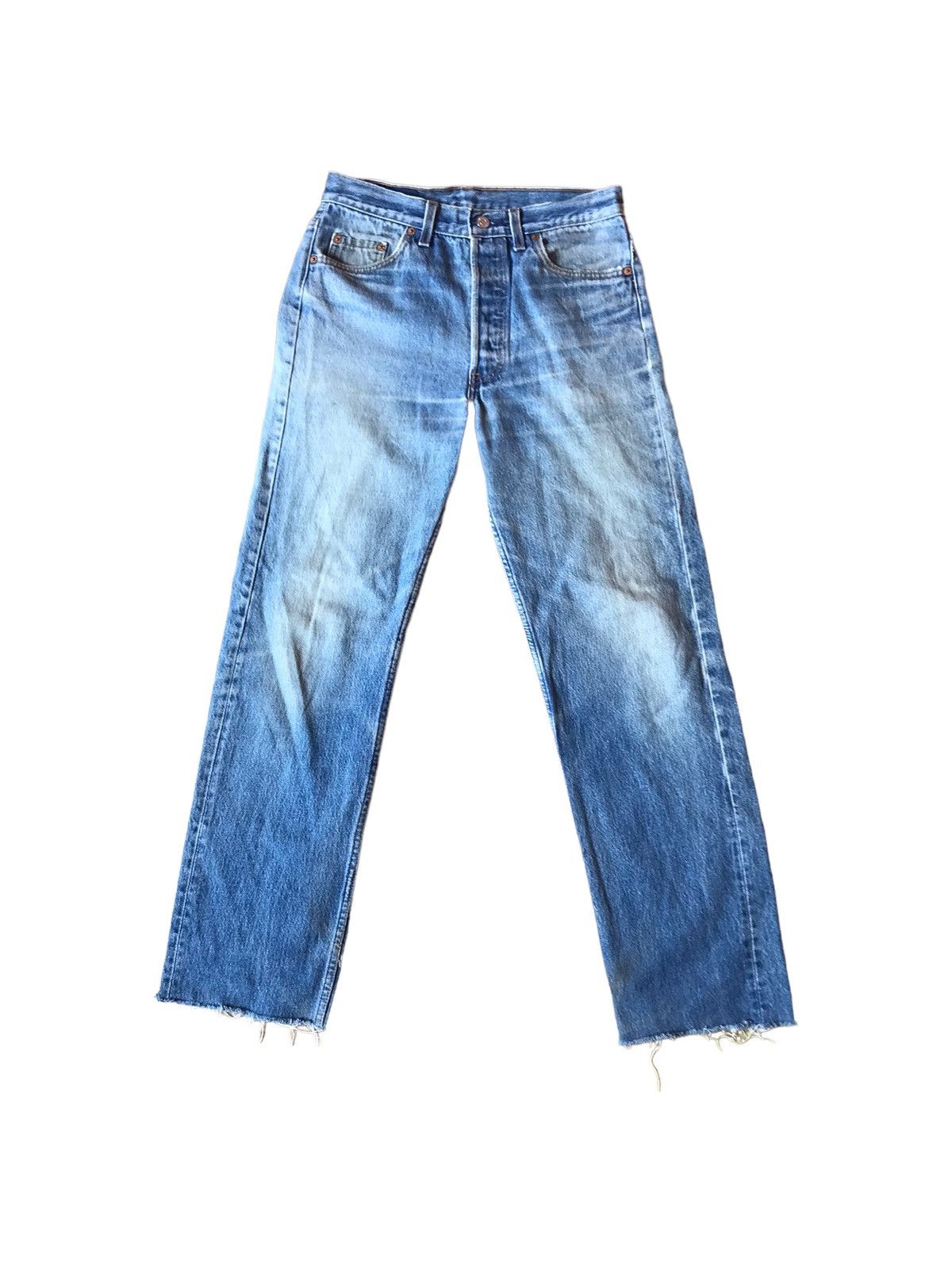 Levi's ‼️VTG 90s MADE IN USA LEVIS 501 DENIM DISTRESSED‼️ Size US 30 / EU 46 - 1 Thumbnail