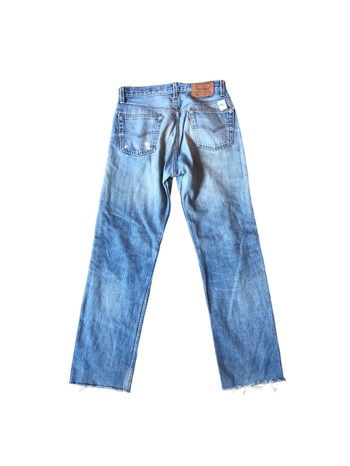 Levi's ‼️VTG 90s MADE IN USA LEVIS 501 DENIM DISTRESSED‼️ Size US 30 / EU 46 - 2 Thumbnail