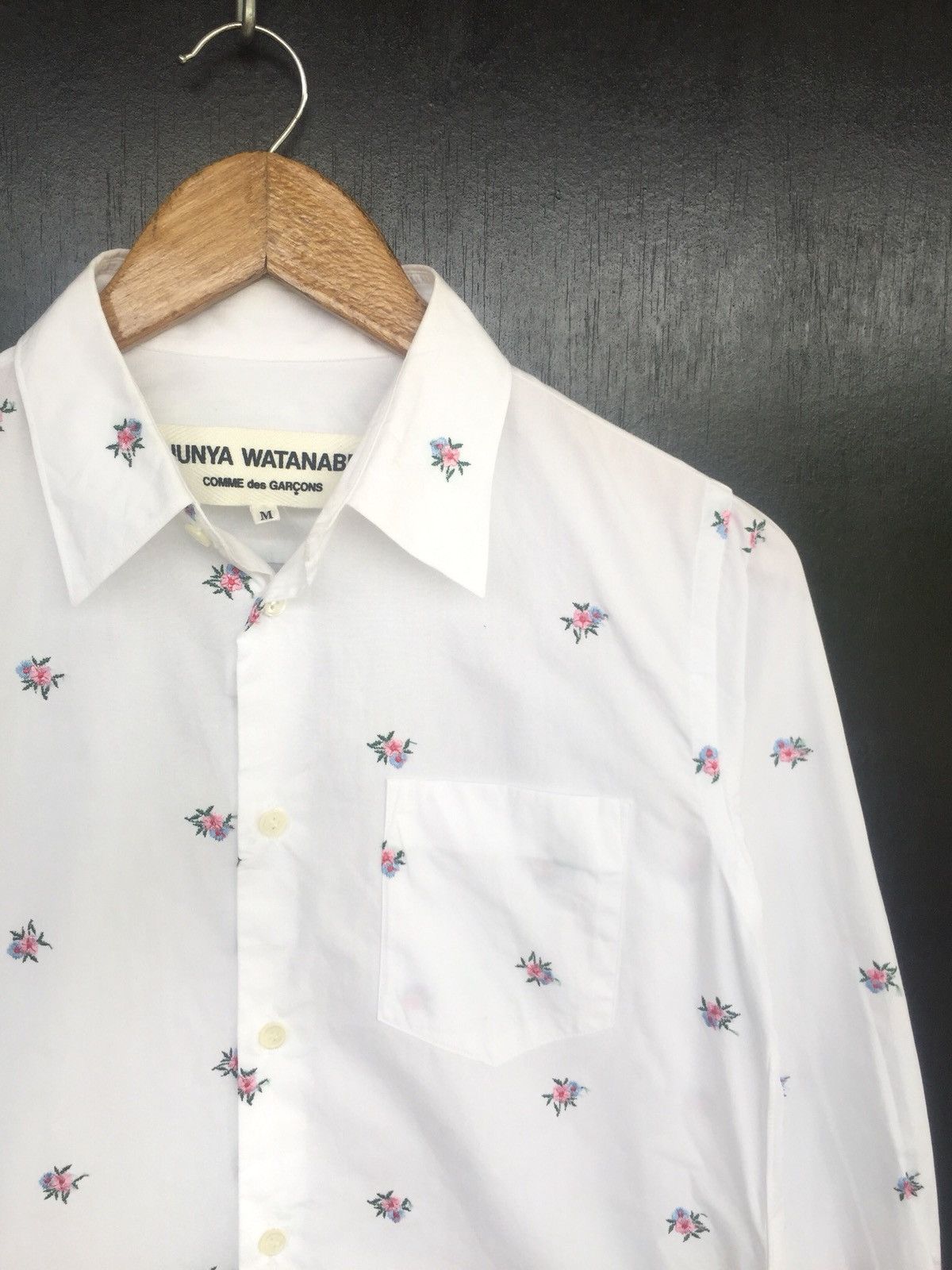 Comme des Garcons × Comme des Garcons Homme × Junya Watanabe ❌LAST DROP❌GRAIL🔥SS02 Junya CDG Floral Jacquard B/D Shirt Size US S / EU 44-46 / 1 - 1 Thumbnail