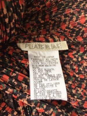 Issey Miyake HEAT🔥Pleats Please Miyake Red Floral B/D Runway Top Shirt Size US M / EU 48-50 / 2 - 7 Thumbnail