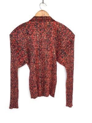 Issey Miyake HEAT🔥Pleats Please Miyake Red Floral B/D Runway Top Shirt Size US M / EU 48-50 / 2 - 3 Thumbnail