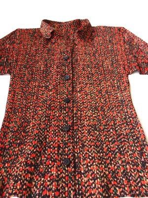 Issey Miyake HEAT🔥Pleats Please Miyake Red Floral B/D Runway Top Shirt Size US M / EU 48-50 / 2 - 5 Thumbnail