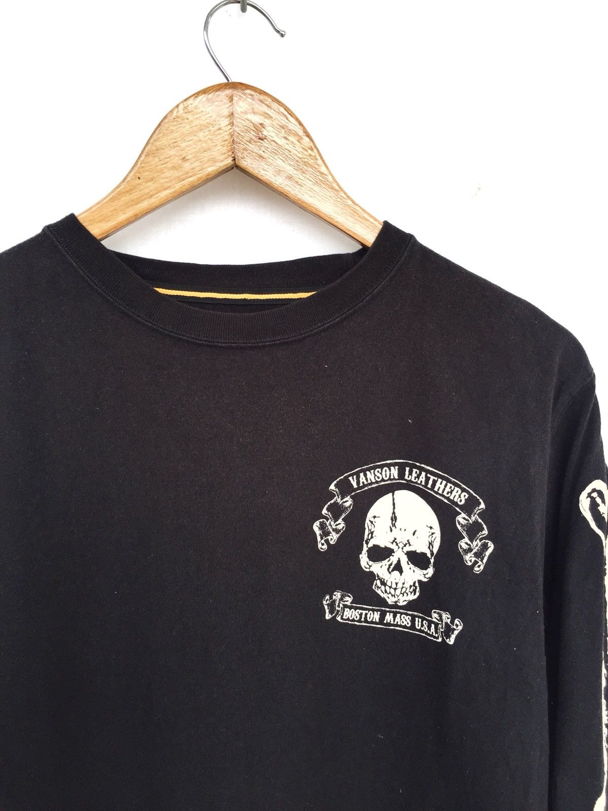Vanson Leathers Big Skull As Worn By Kanye West LS Shirt Size US S / EU 44-46 / 1 - 3 Thumbnail