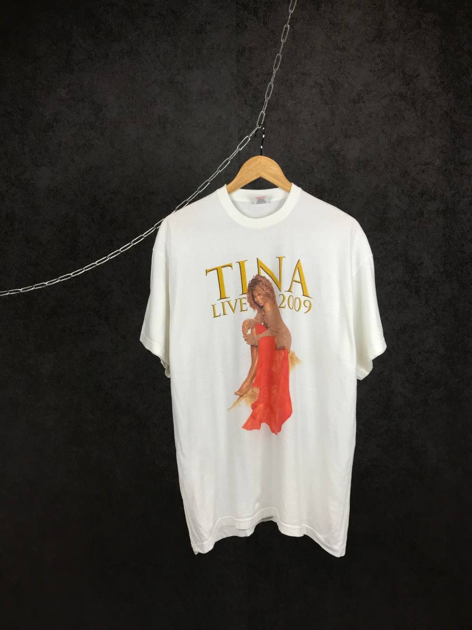 Tina Terner 2009 vintage rock band tour tee