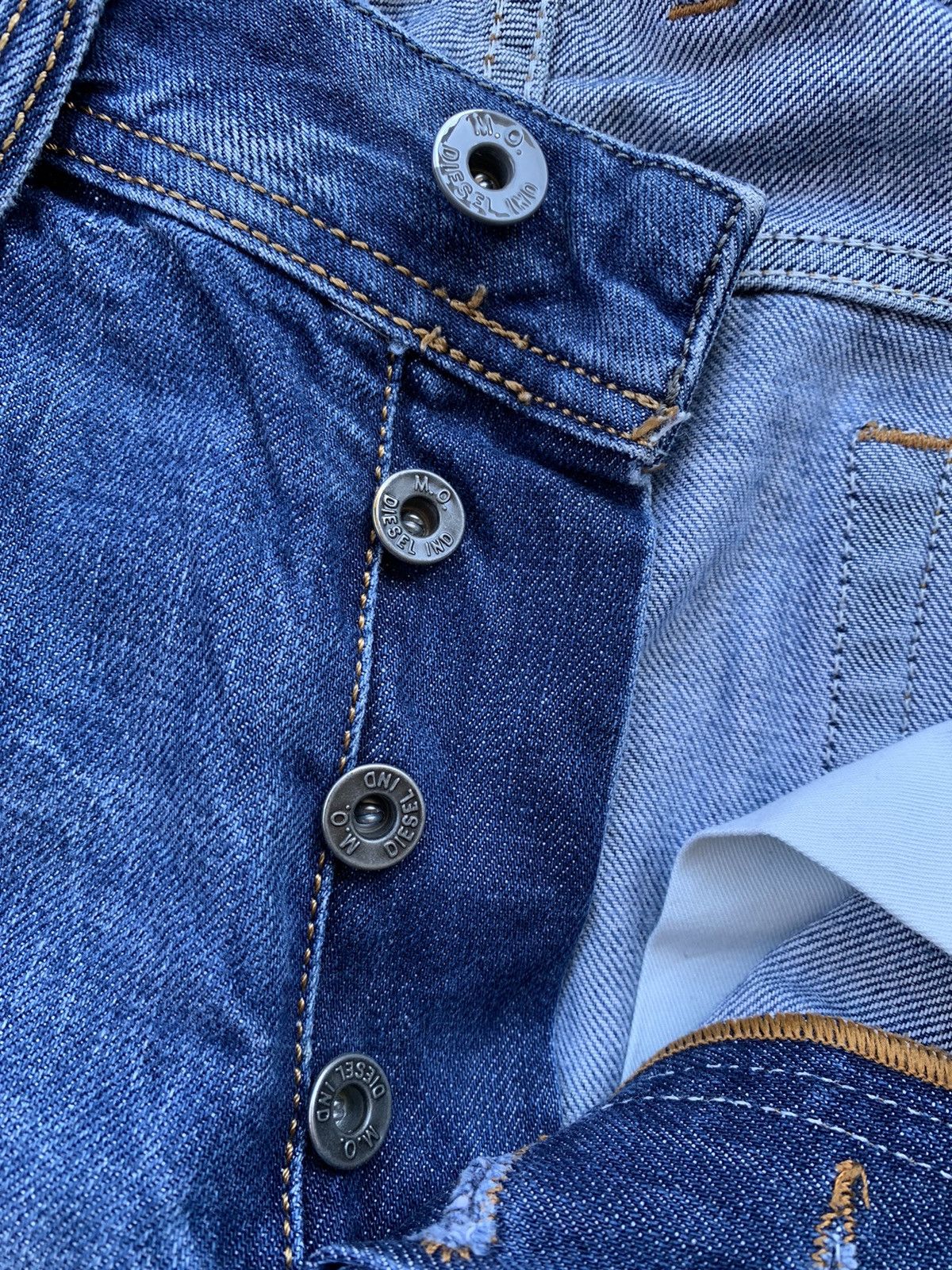 Diesel Vintage Flare Diesel Industry Distressed Denim Size US 36 / EU 52 - 4 Thumbnail