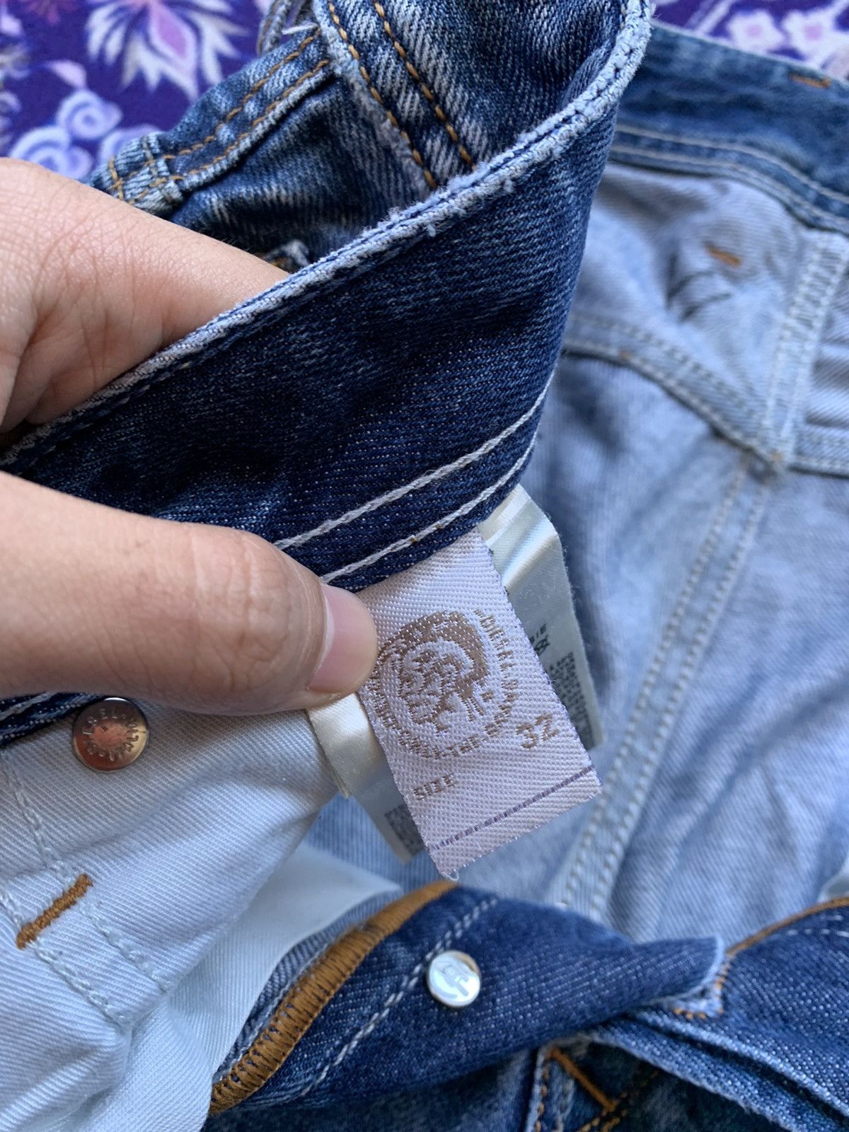 Diesel Vintage Flare Diesel Industry Distressed Denim Size US 36 / EU 52 - 6 Thumbnail