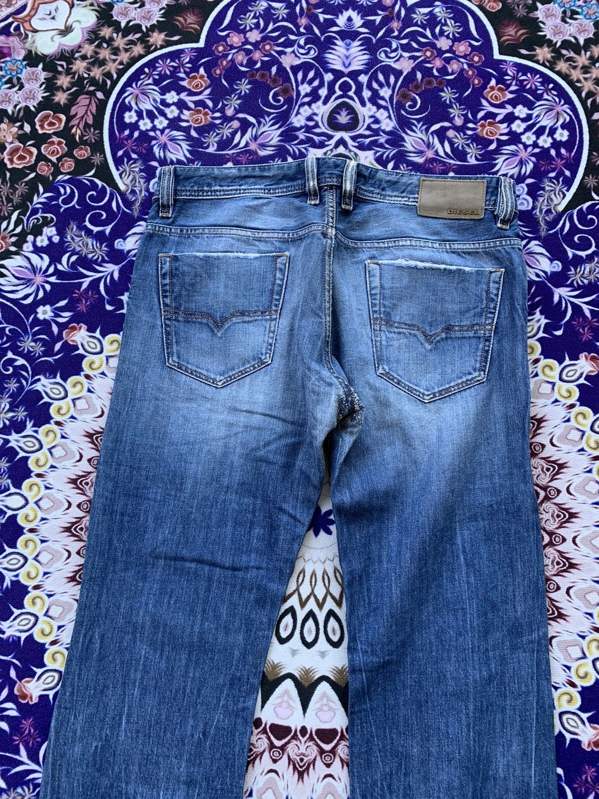 Diesel Vintage Flare Diesel Industry Distressed Denim Size US 36 / EU 52 - 11 Thumbnail