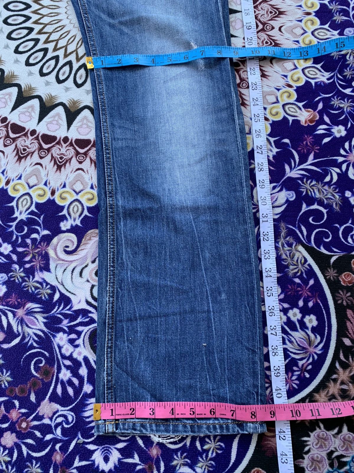 Diesel Vintage Flare Diesel Industry Distressed Denim Size US 36 / EU 52 - 16 Thumbnail