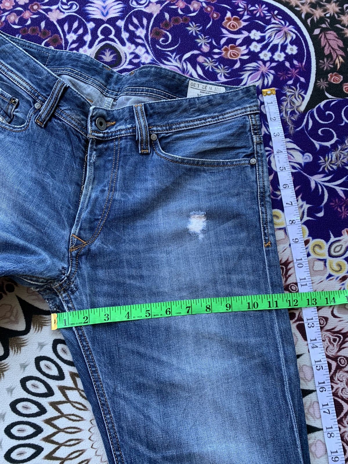Diesel Vintage Flare Diesel Industry Distressed Denim Size US 36 / EU 52 - 15 Thumbnail
