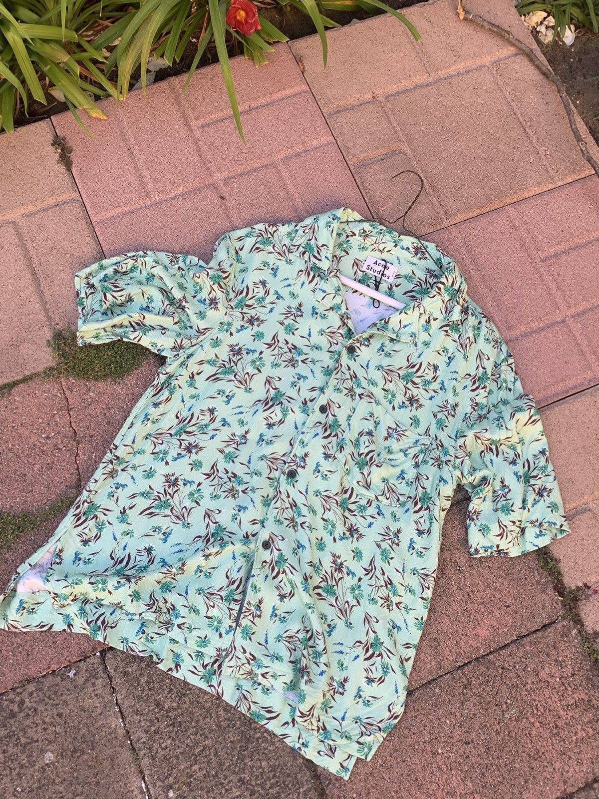 Acne Studios RARE GRAIL acne studios button up shirt shirt sleeve Size US L / EU 52-54 / 3 - 5 Thumbnail