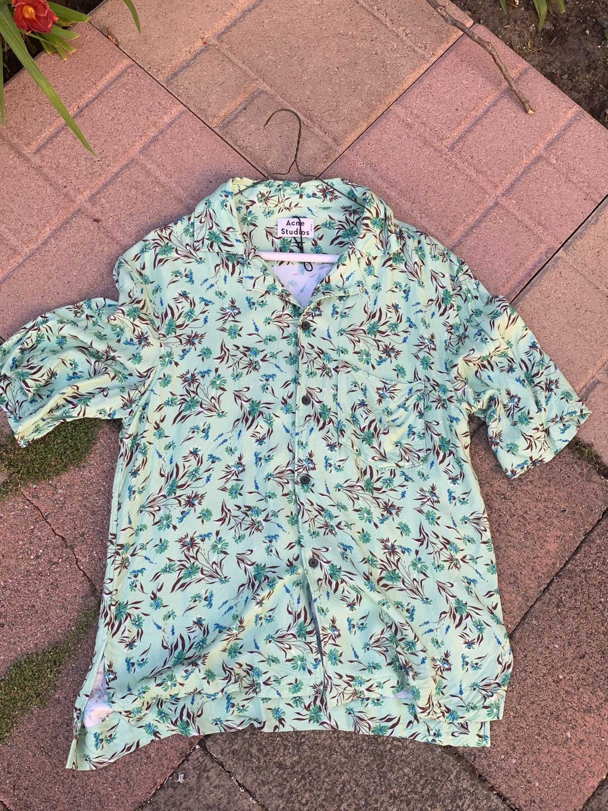 Acne Studios RARE GRAIL acne studios button up shirt shirt sleeve Size US L / EU 52-54 / 3 - 6 Thumbnail