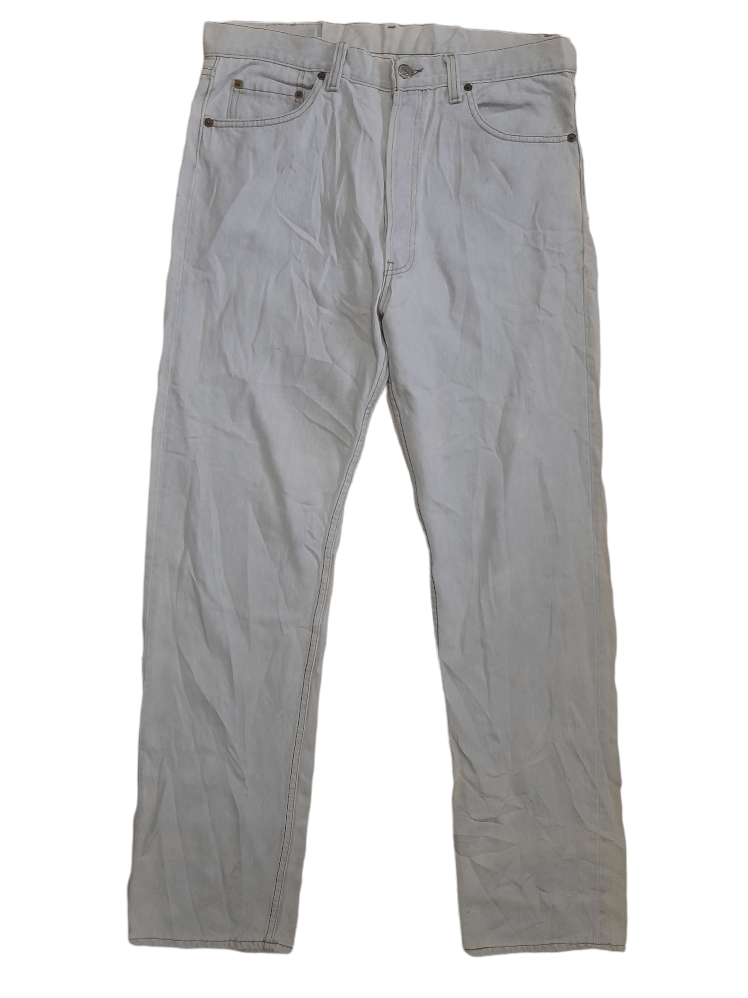 Levi's × Vintage VTG Levis 501 Black Pole Denim (E127) Size US 34 / EU 50 - 4 Thumbnail