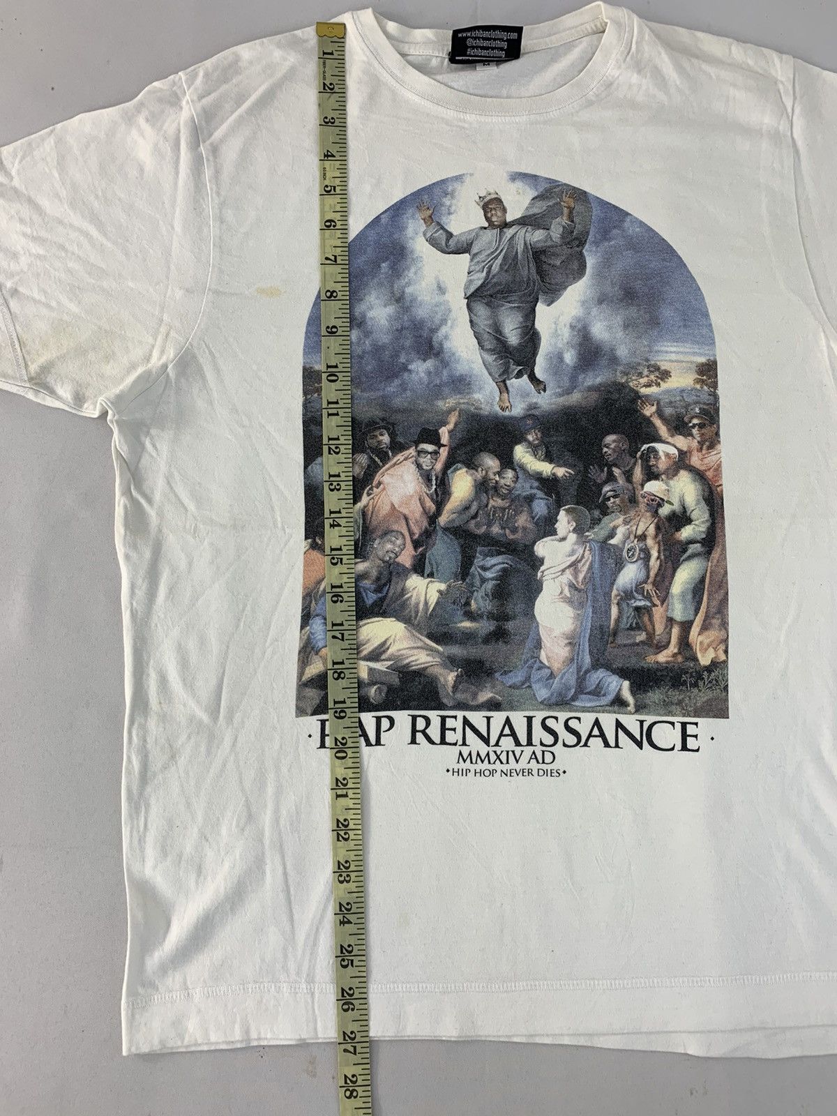 Rap Tees Hype Ichiban Rap Renaissance MMXIV AD Hip Hop Printed Tee Size US M / EU 48-50 / 2 - 7 Thumbnail