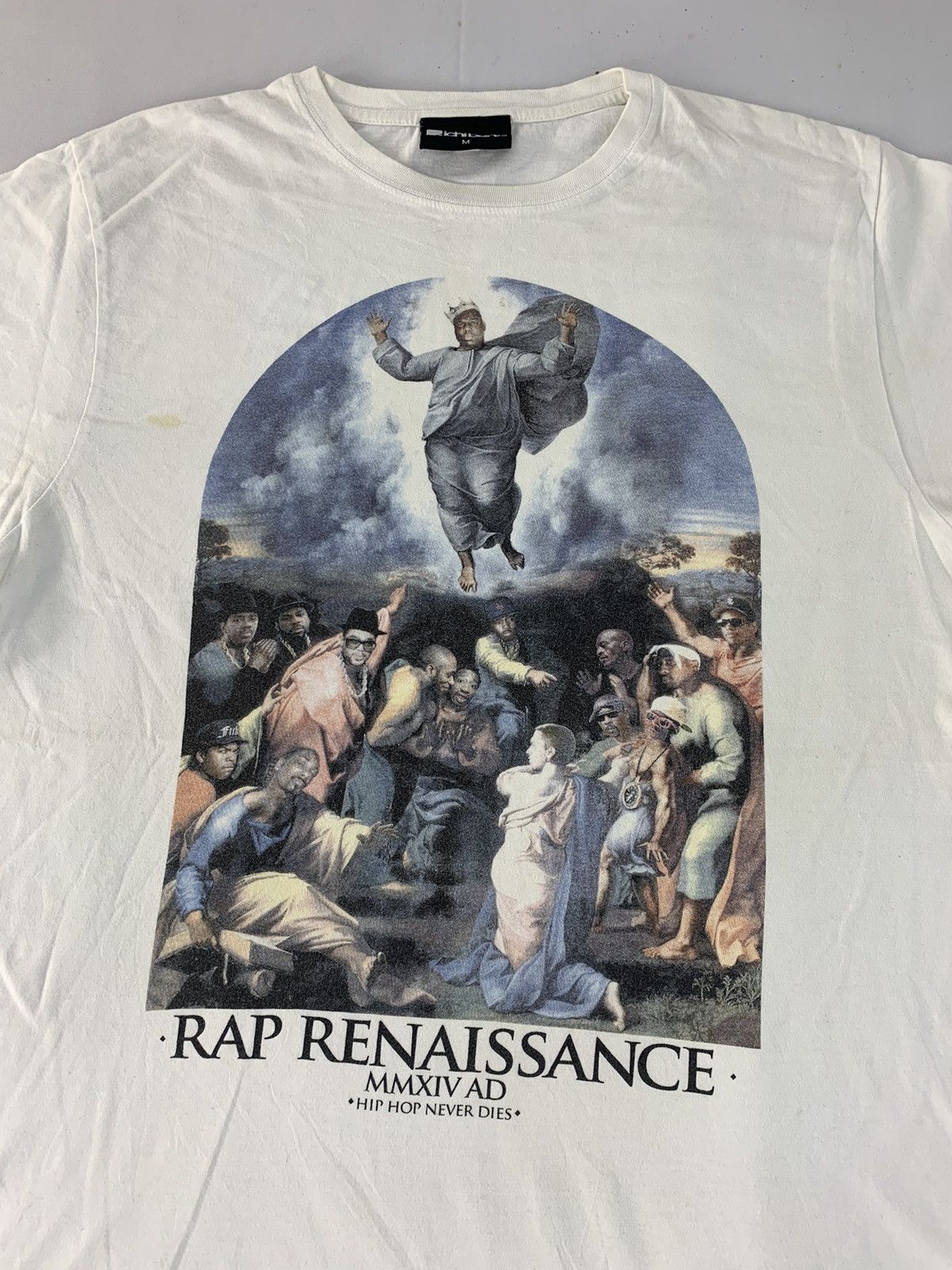 Rap Tees Hype Ichiban Rap Renaissance MMXIV AD Hip Hop Printed Tee Size US M / EU 48-50 / 2 - 2 Thumbnail