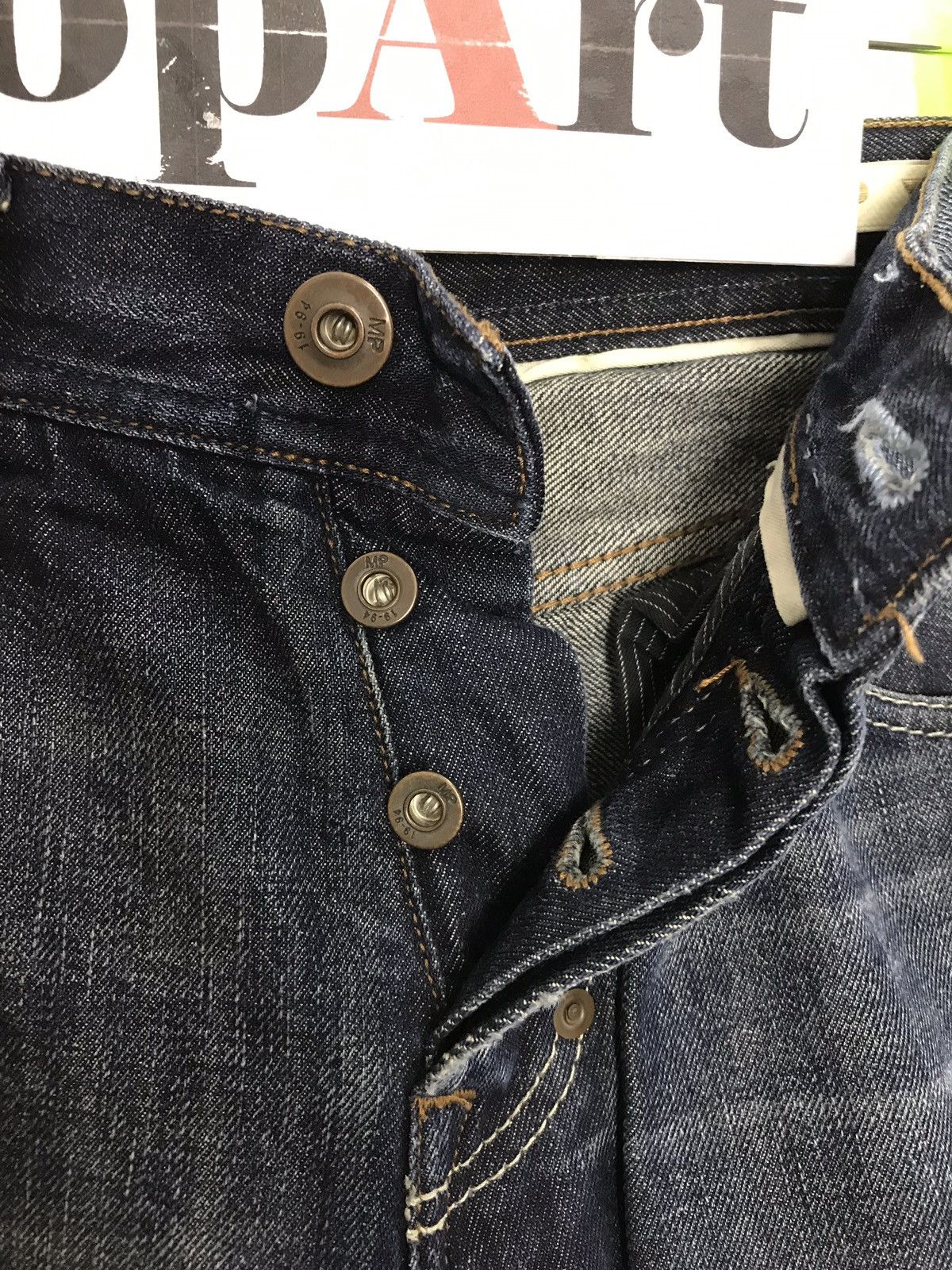 Other Vintage Meltin Pot Italian Brand Denim Jeans Pant Size US 31 - 7 Thumbnail