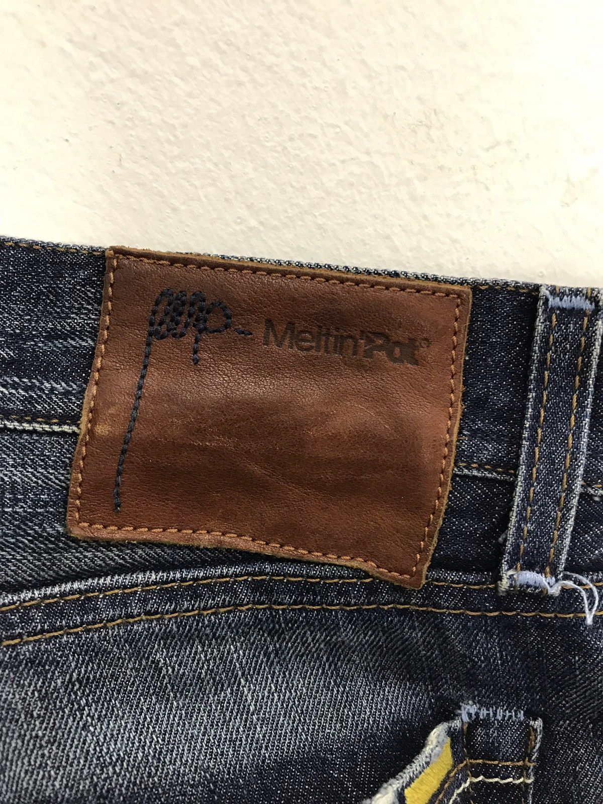 Other Vintage Meltin Pot Italian Brand Denim Jeans Pant Size US 31 - 12 Thumbnail