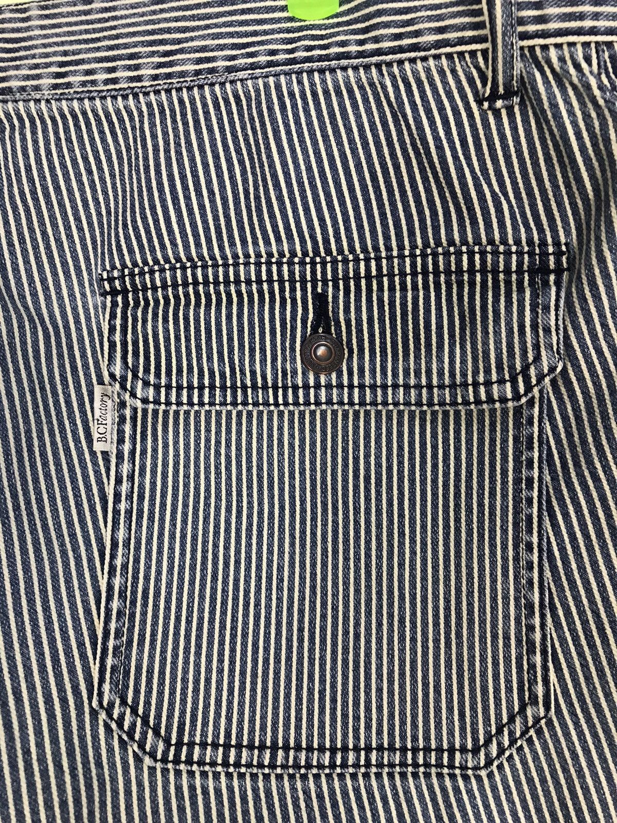 Japanese Brand × Vintage Vintage B.C Factory Bush Pant Design Striped Size US 36 / EU 52 - 11 Thumbnail