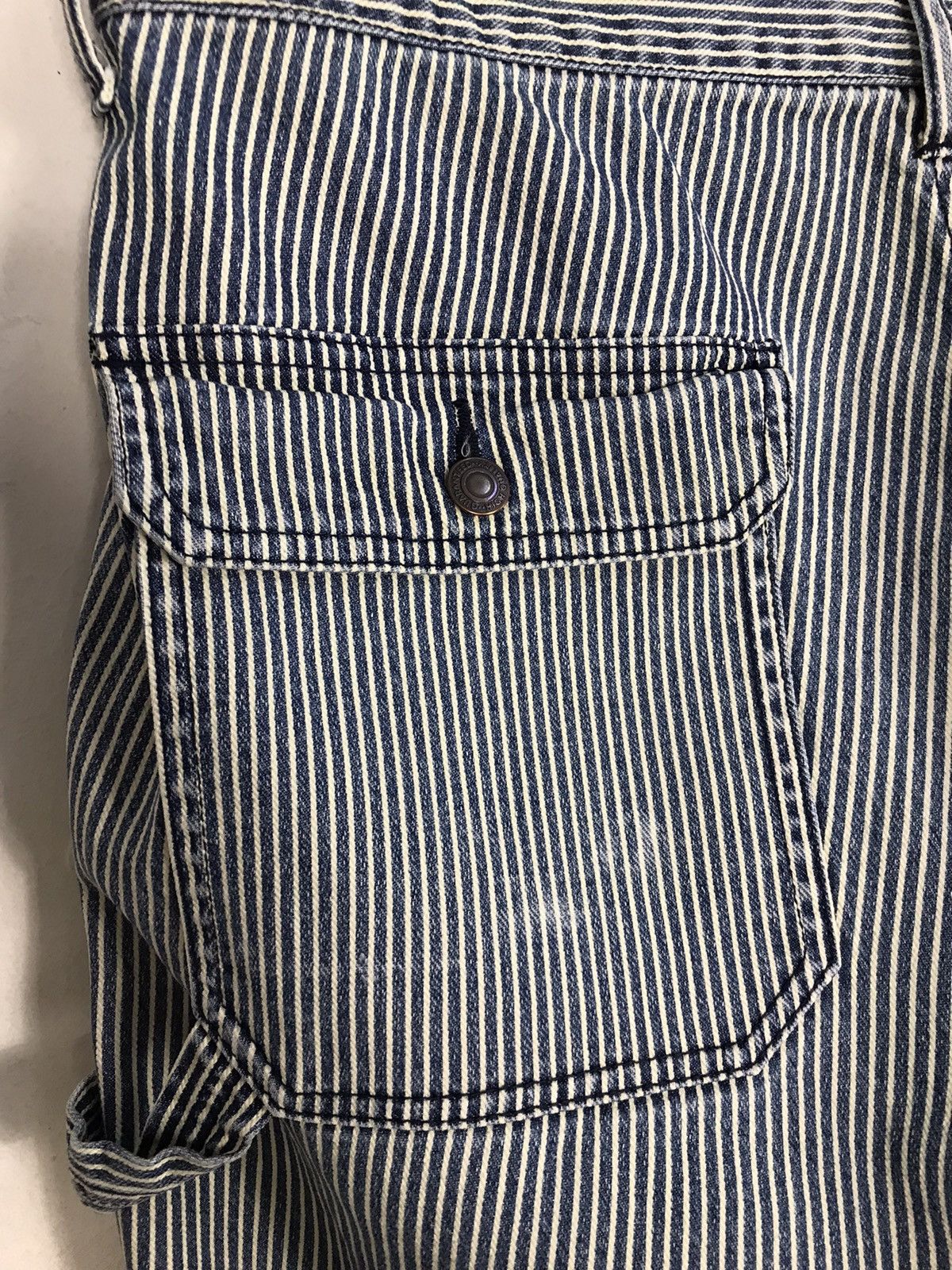 Japanese Brand × Vintage Vintage B.C Factory Bush Pant Design Striped Size US 36 / EU 52 - 13 Thumbnail