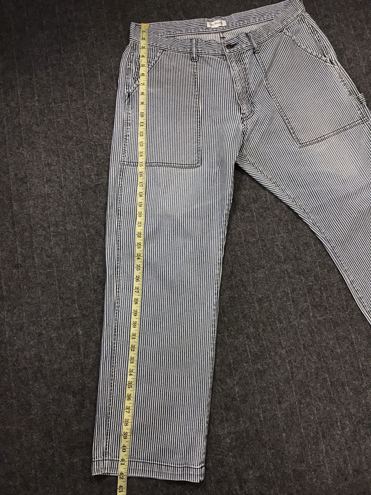 Japanese Brand × Vintage Vintage B.C Factory Bush Pant Design Striped Size US 36 / EU 52 - 22 Thumbnail
