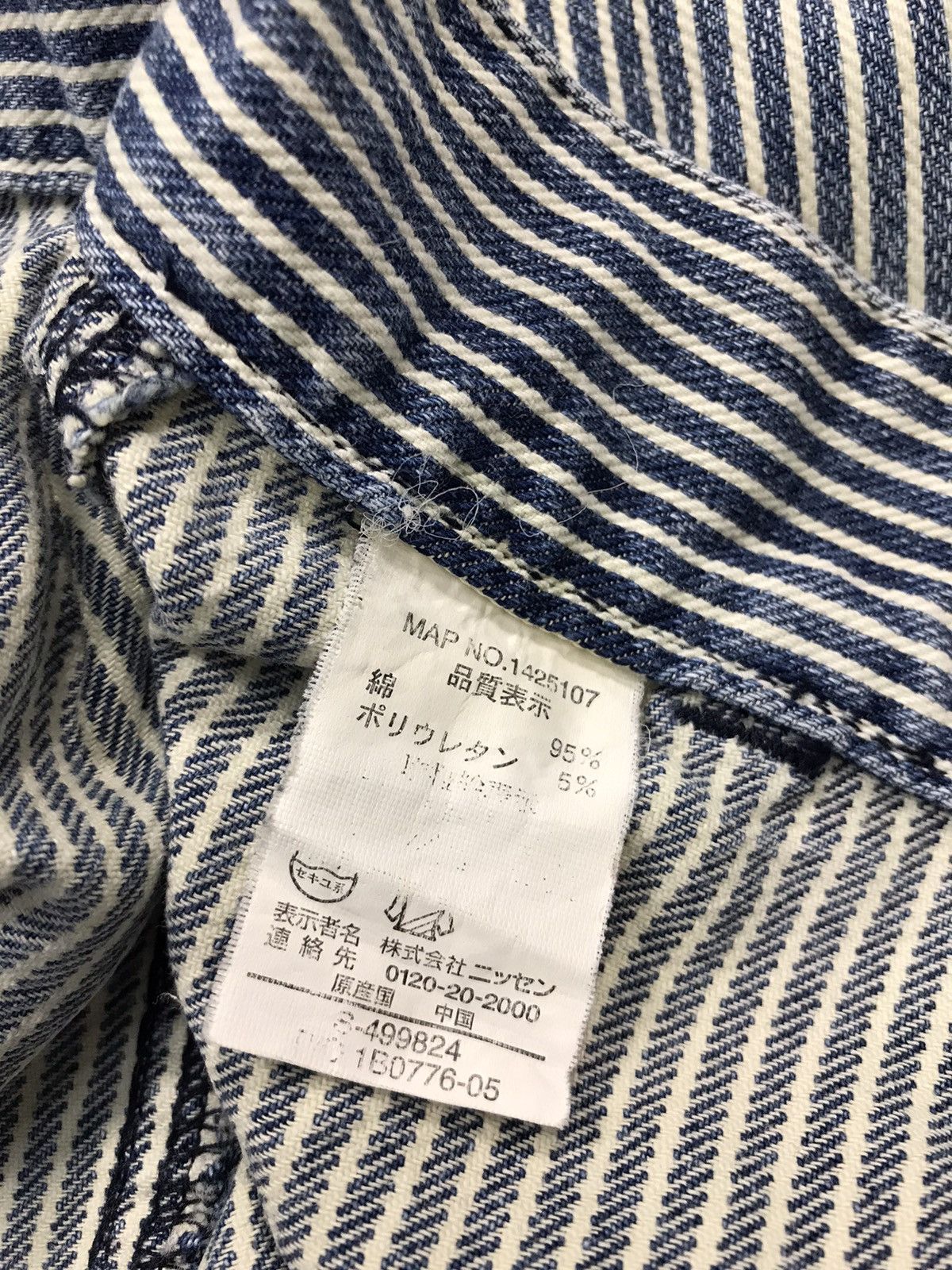 Japanese Brand × Vintage Vintage B.C Factory Bush Pant Design Striped Size US 36 / EU 52 - 16 Thumbnail