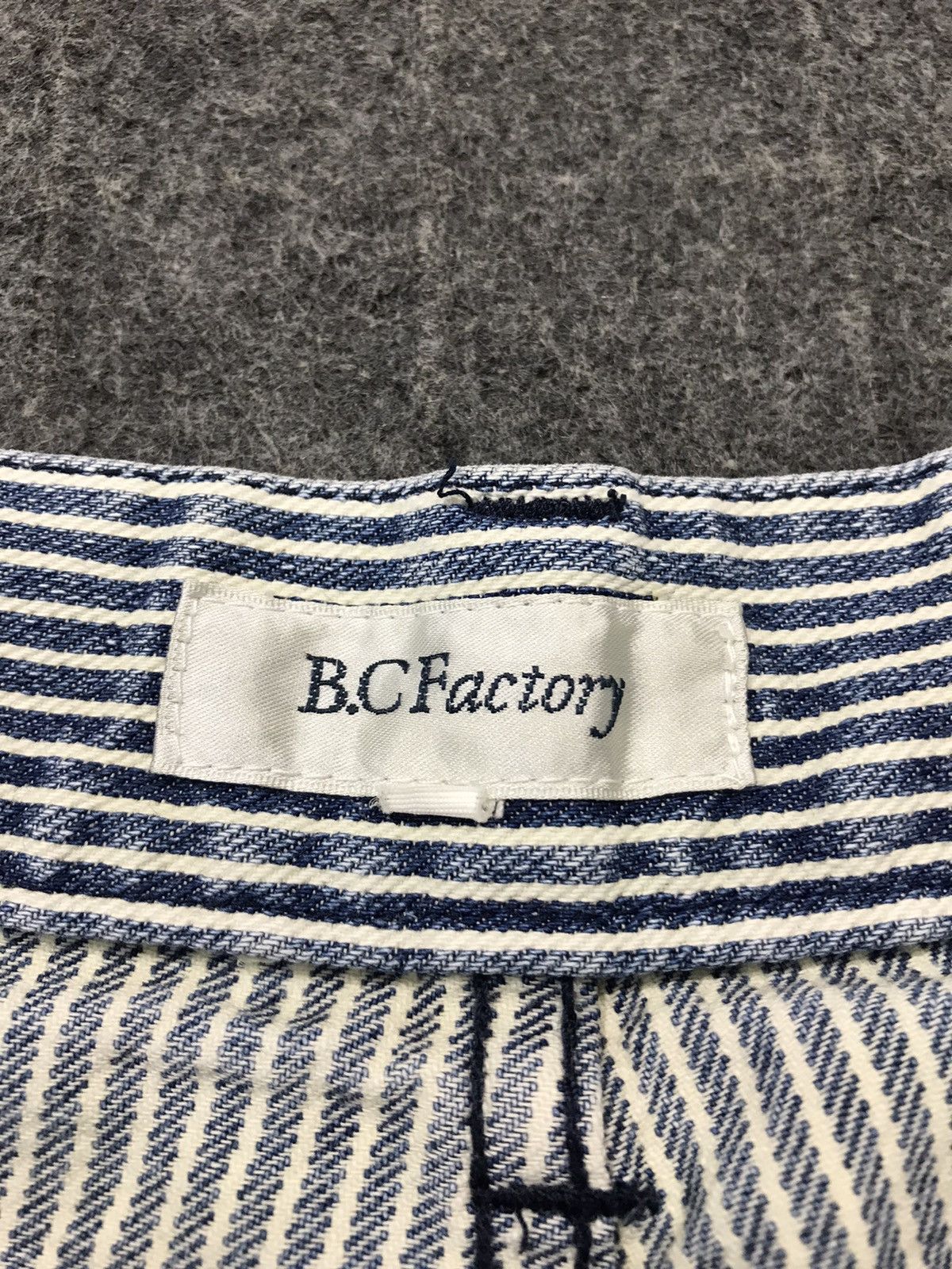 Japanese Brand × Vintage Vintage B.C Factory Bush Pant Design Striped Size US 36 / EU 52 - 15 Thumbnail