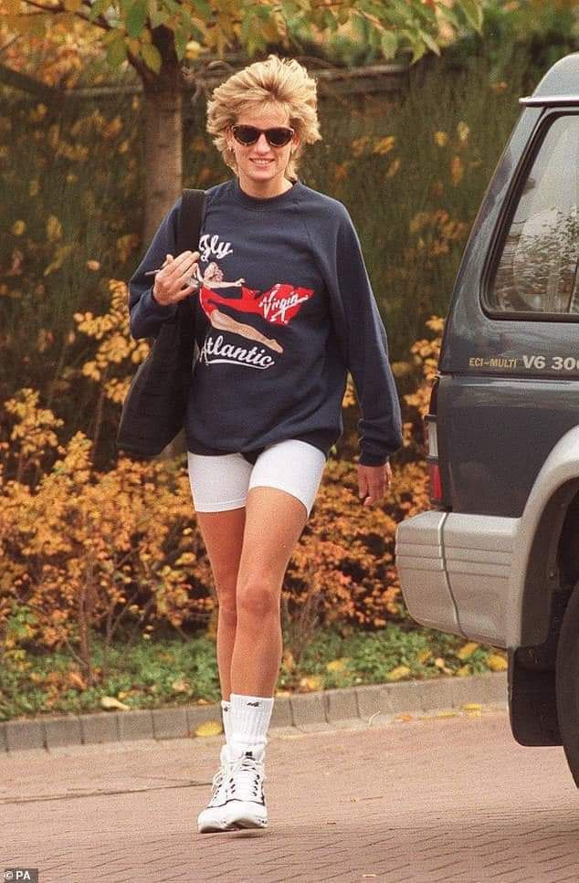 image of Band Tees x Vintage 90's Fly Virgin Atlantic Princess Diana Faded Tshirt, Men's (Size XL)