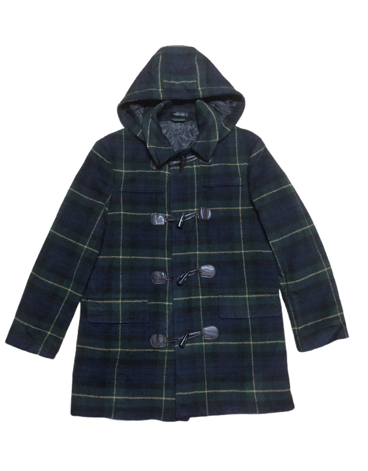 Lauren Ralph Lauren 🔥WINTER DUFFLE❌ Ralph Lauren Wool Trench Coat Tartan Size US L / EU 52-54 / 3 - 1 Thumbnail