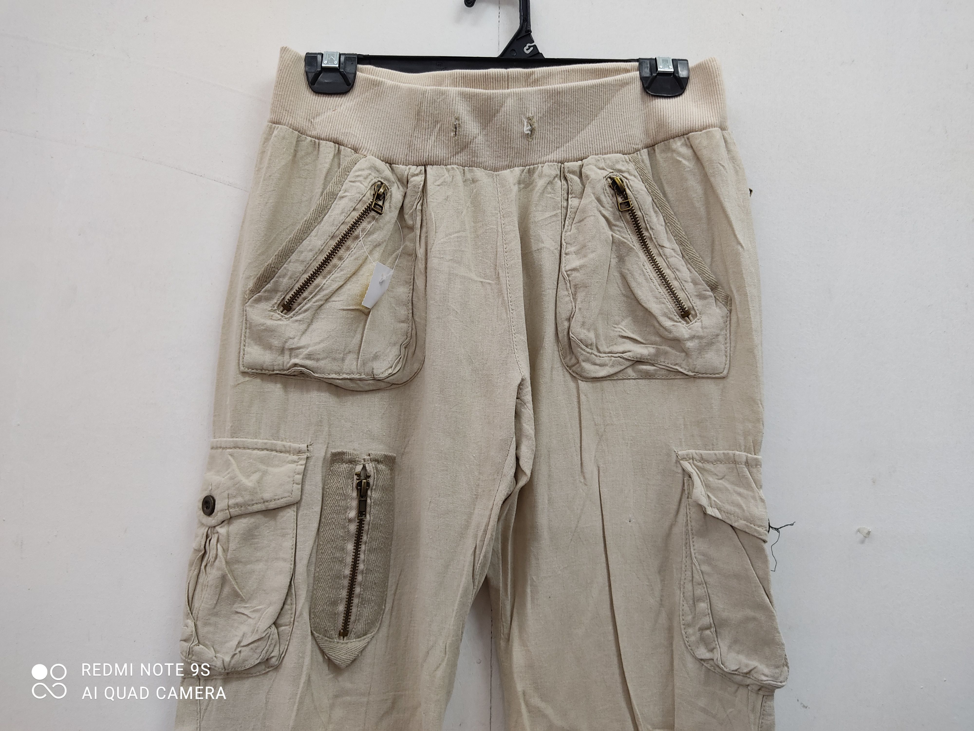 Japanese Brand Soft and thin Multipocketpants Utility Cargo Pant Size 29" - 2 Thumbnail