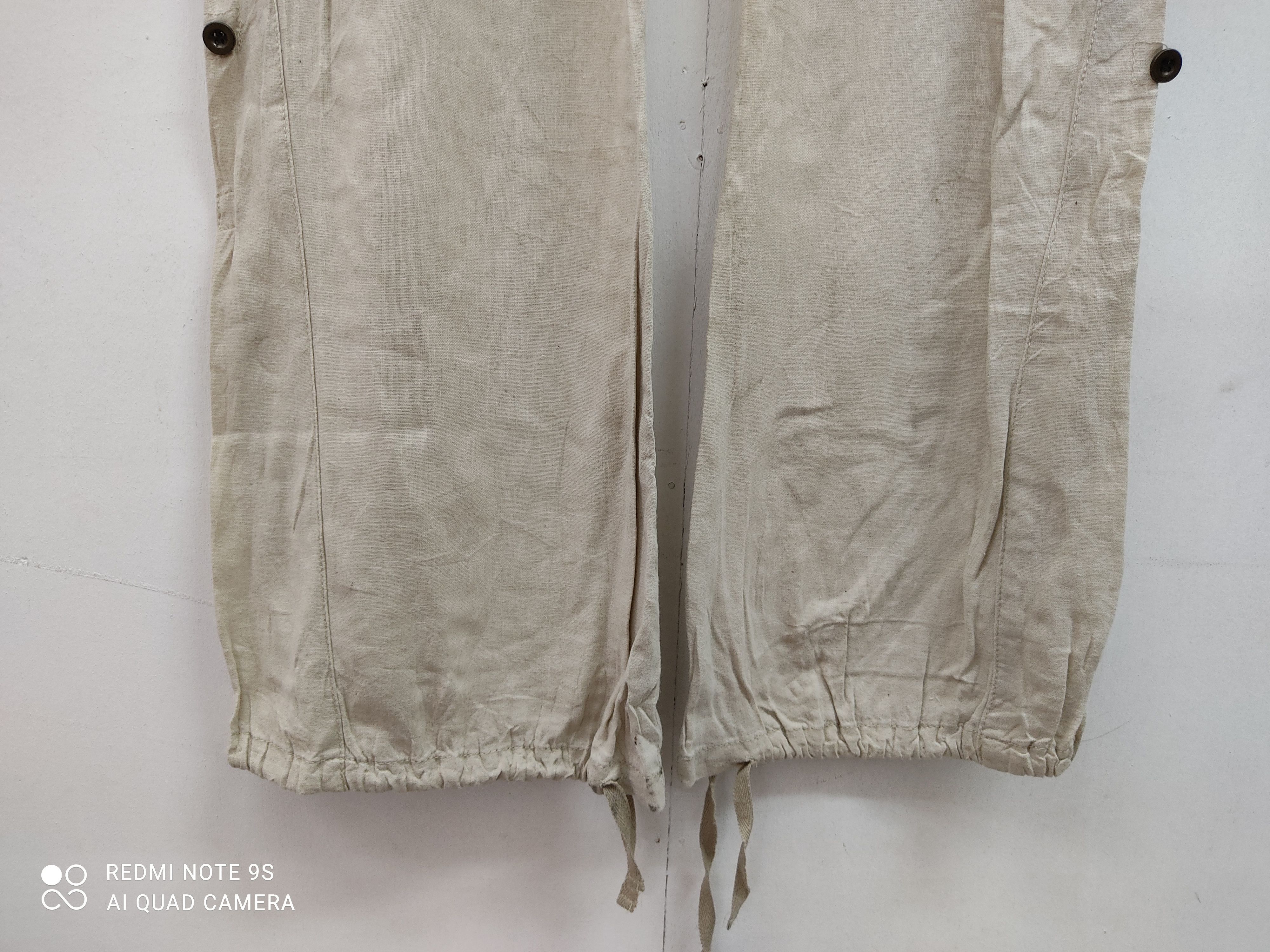 Japanese Brand Soft and thin Multipocketpants Utility Cargo Pant Size 29" - 4 Thumbnail