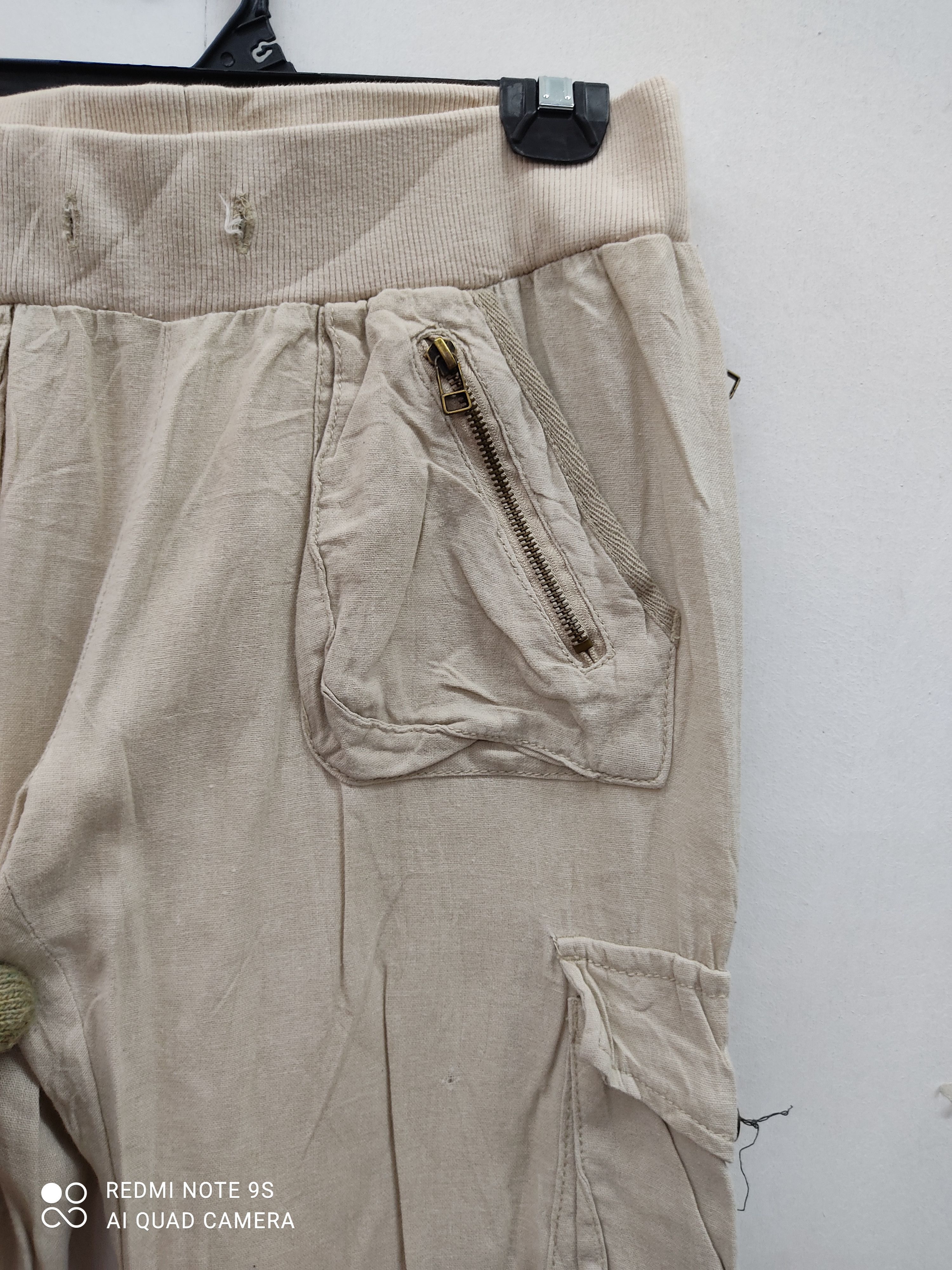 Japanese Brand Soft and thin Multipocketpants Utility Cargo Pant Size 29" - 6 Thumbnail