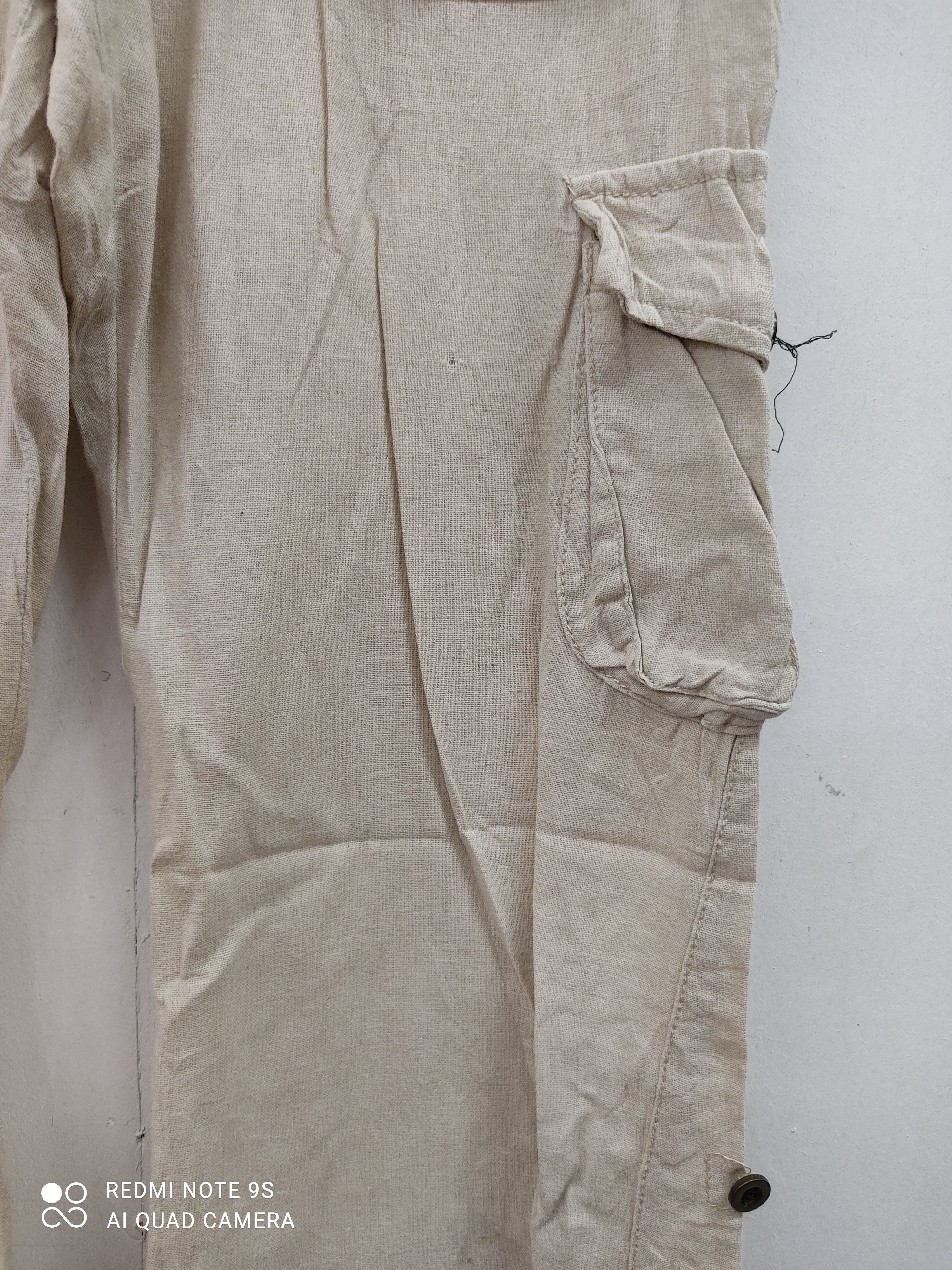 Japanese Brand Soft and thin Multipocketpants Utility Cargo Pant Size 29" - 8 Thumbnail