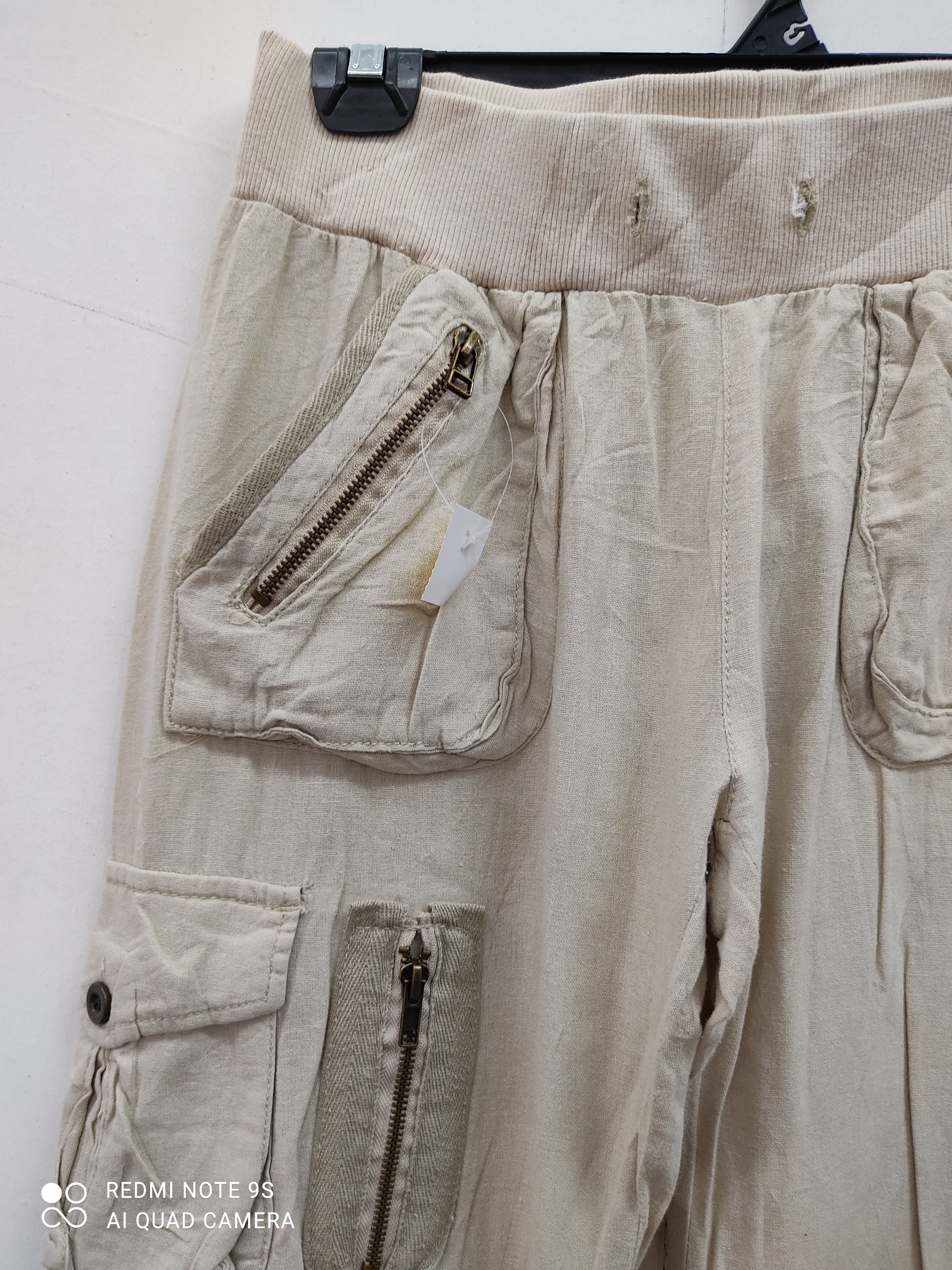 Japanese Brand Soft and thin Multipocketpants Utility Cargo Pant Size 29" - 5 Thumbnail