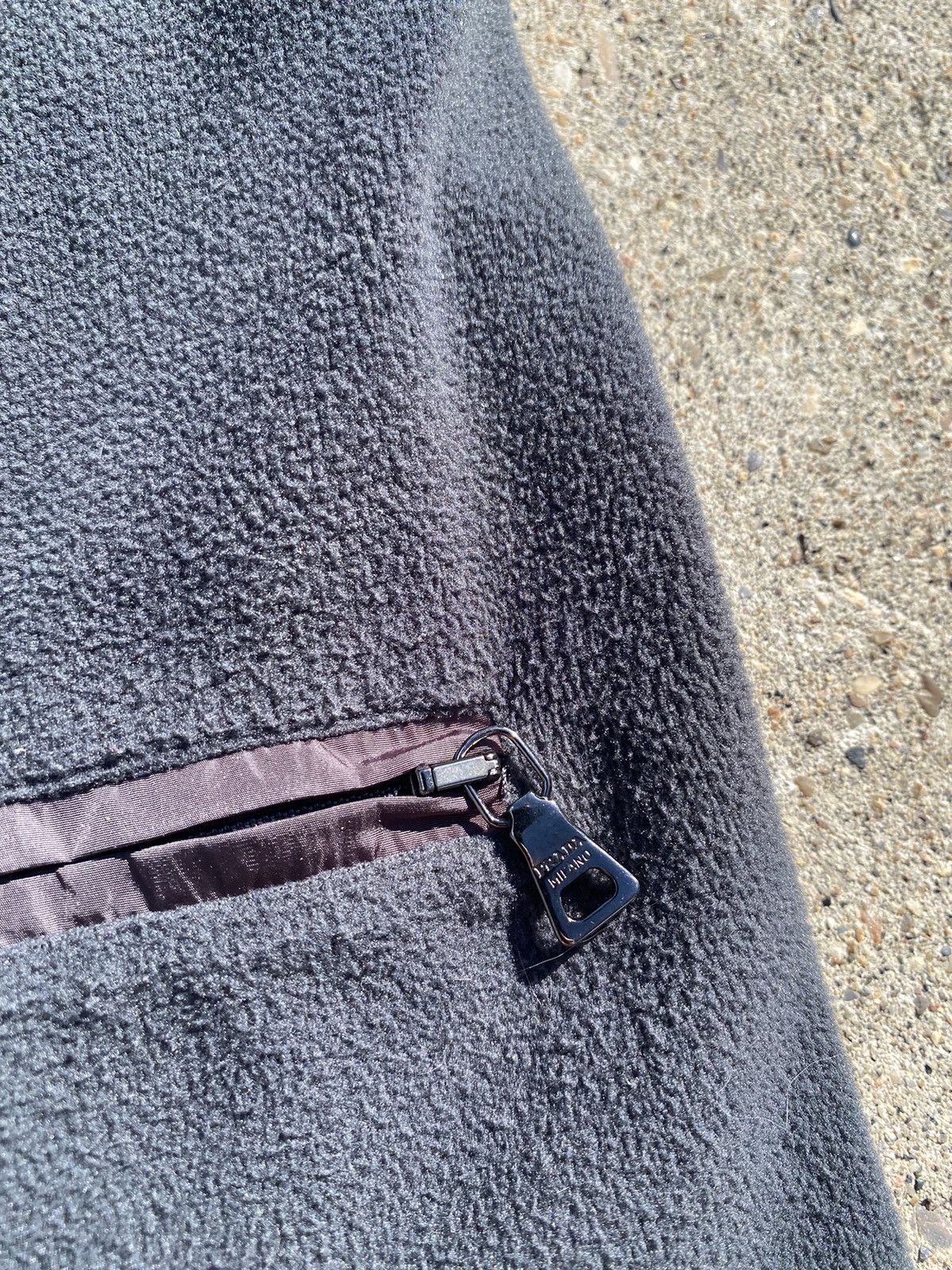 Prada × Vintage Vintage Prada Grey Fleece Quarter zip pullover 90s Size US S / EU 44-46 / 1 - 7 Thumbnail