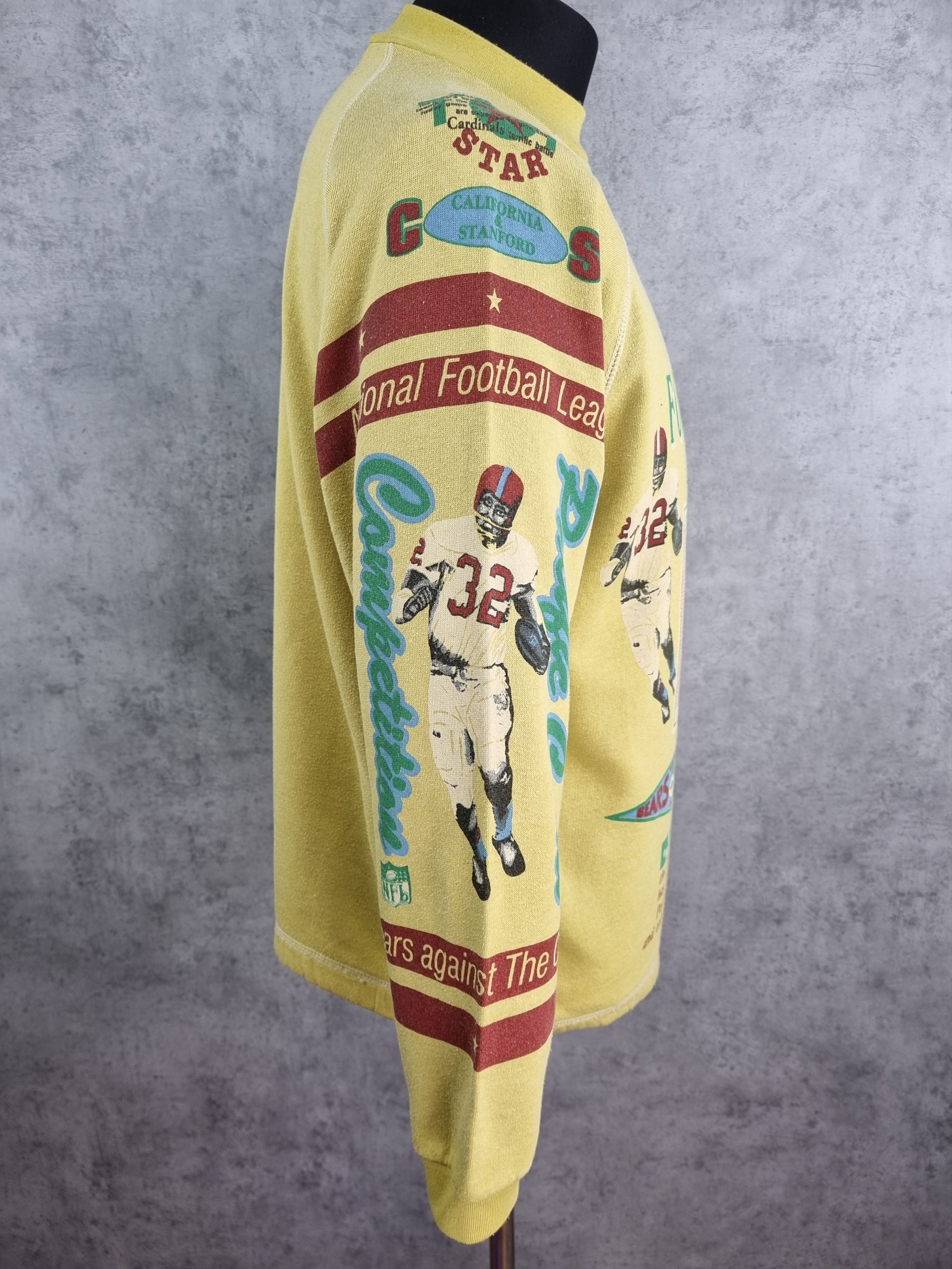 NFL × Vintage 80s Football League Pacific Coast rare allover print sweat Size US L / EU 52-54 / 3 - 5 Thumbnail