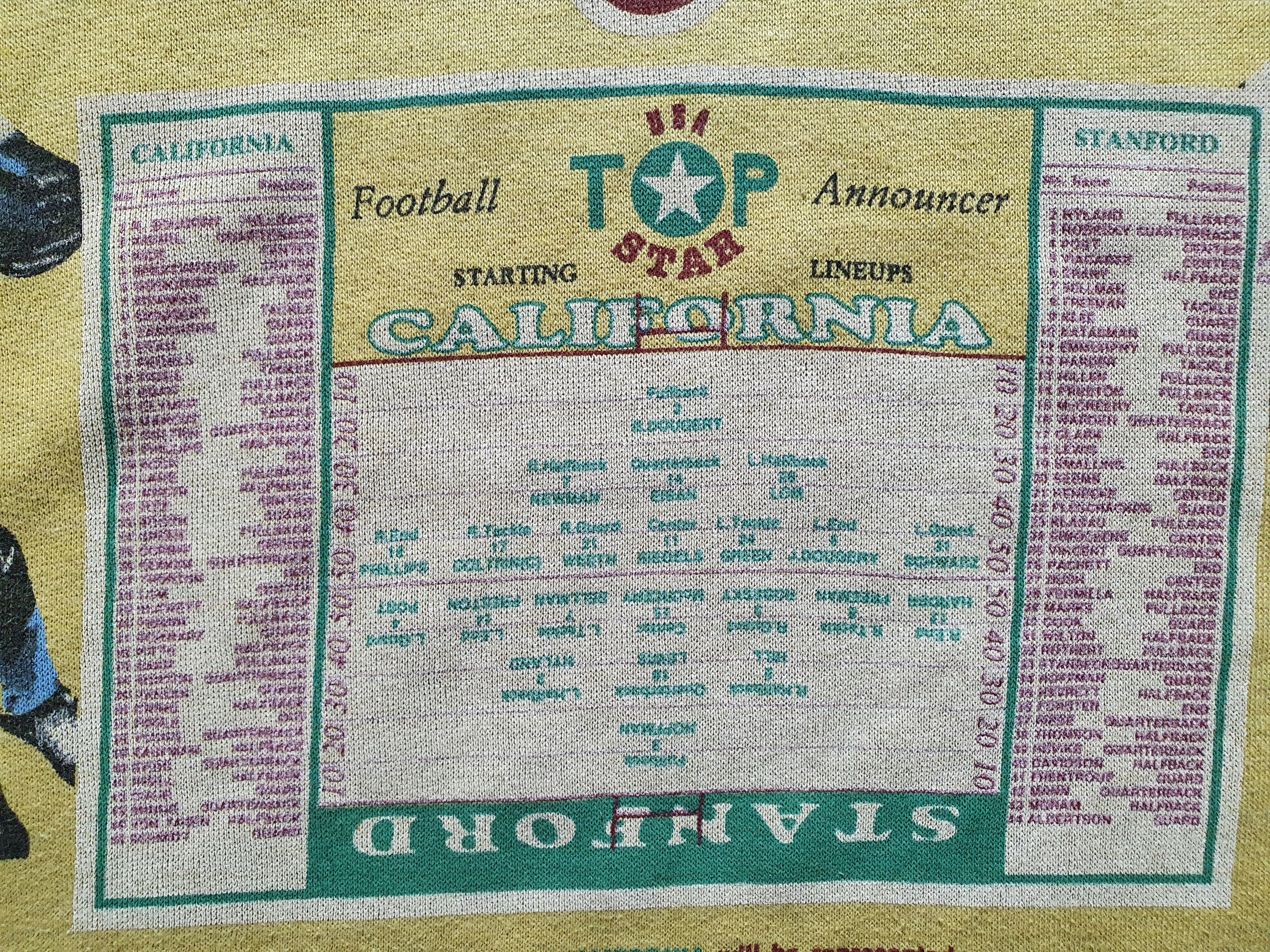 NFL × Vintage 80s Football League Pacific Coast rare allover print sweat Size US L / EU 52-54 / 3 - 10 Thumbnail