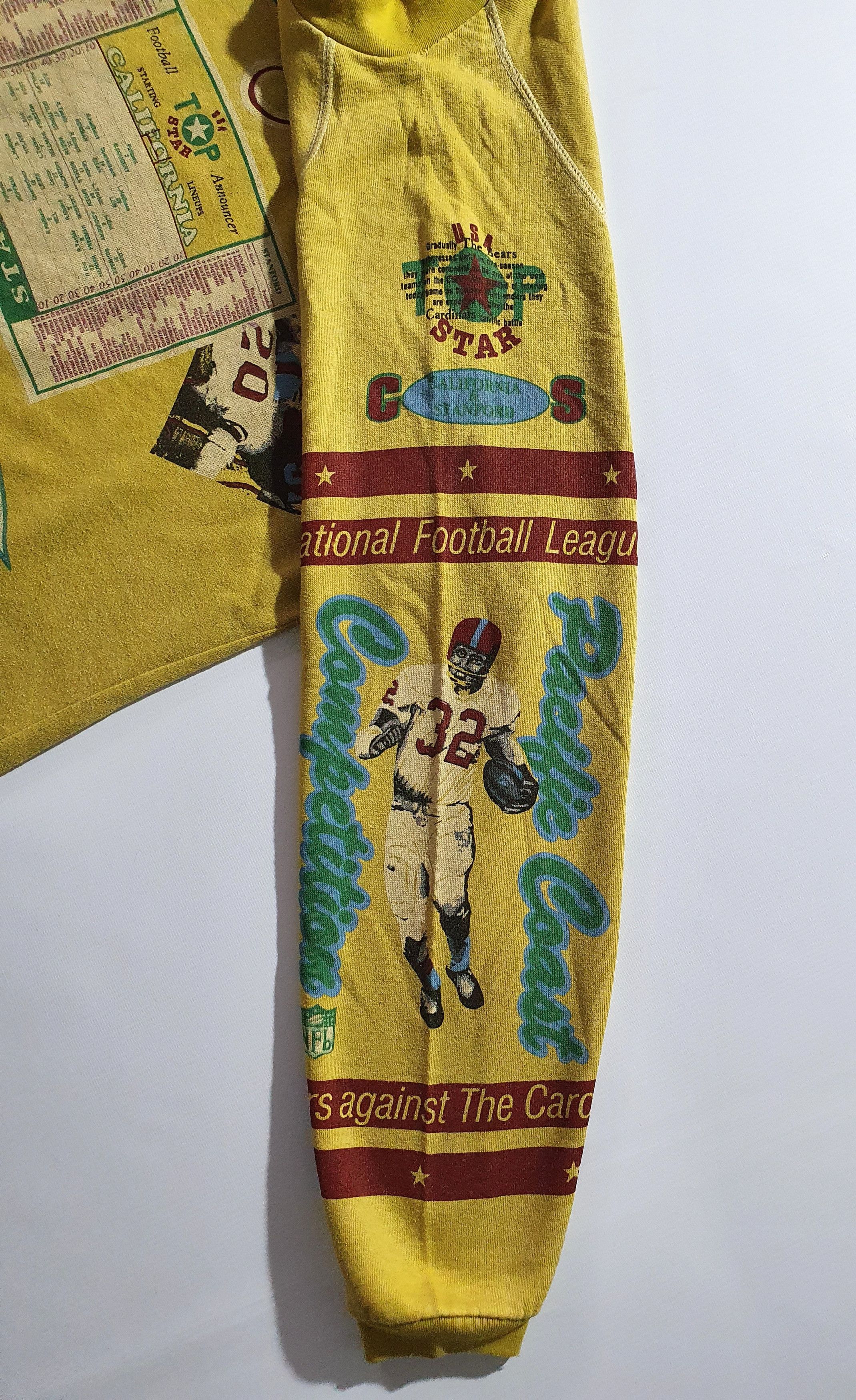 NFL × Vintage 80s Football League Pacific Coast rare allover print sweat Size US L / EU 52-54 / 3 - 11 Thumbnail