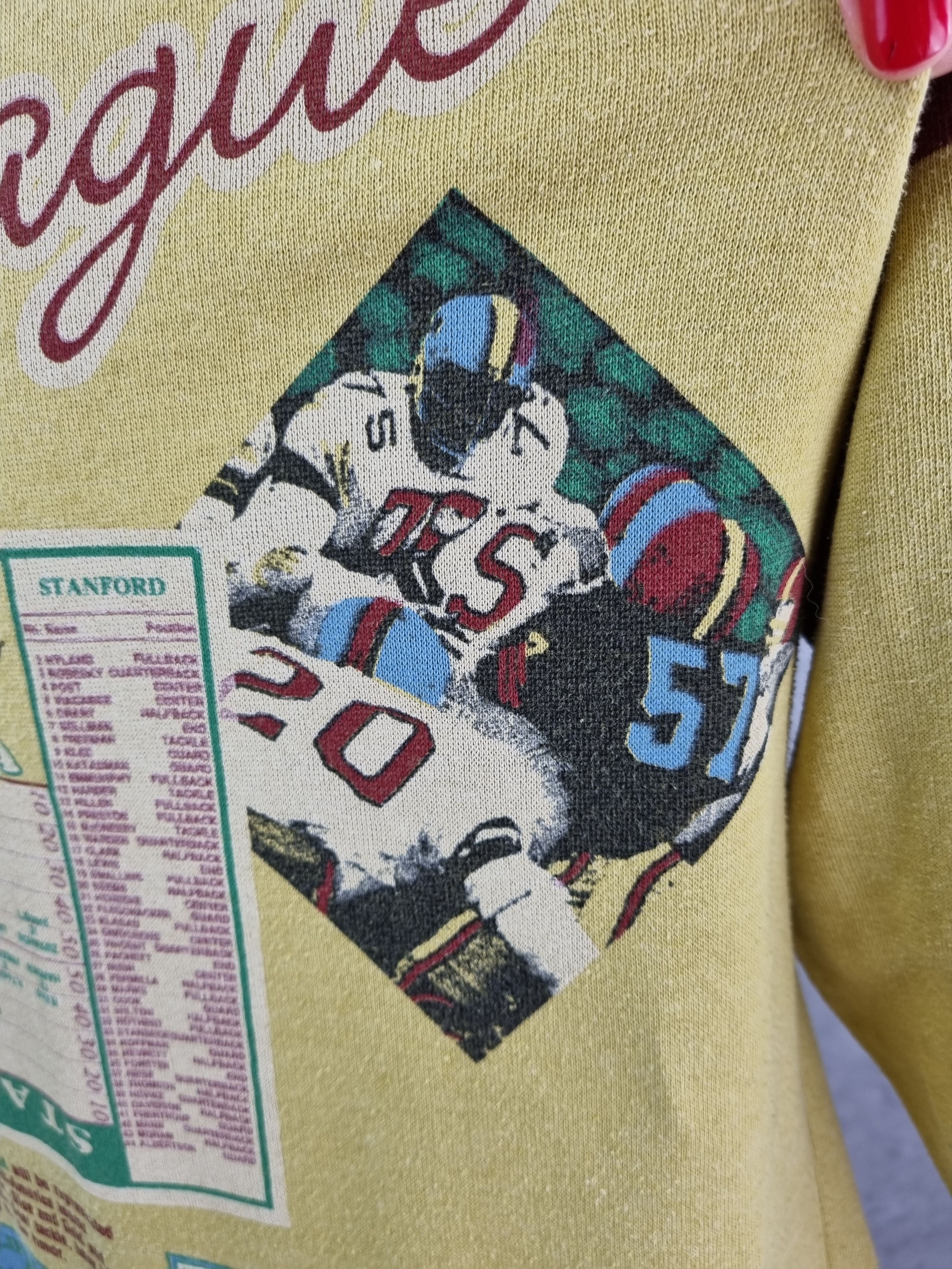 NFL × Vintage 80s Football League Pacific Coast rare allover print sweat Size US L / EU 52-54 / 3 - 16 Thumbnail