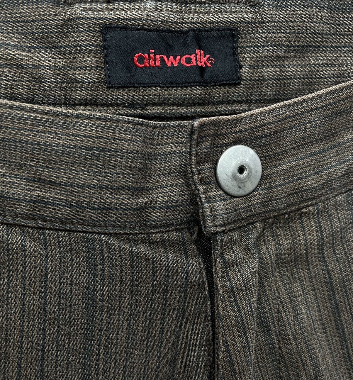 Japanese Brand 90’s Baggy Cargo Multipocket Skateboard Hickory Brown Pants Size US 32 / EU 48 - 9 Thumbnail
