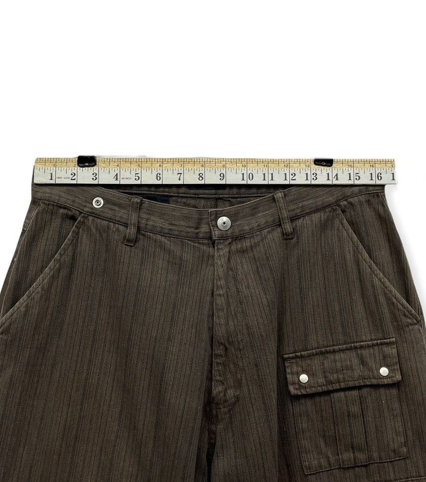Japanese Brand 90’s Baggy Cargo Multipocket Skateboard Hickory Brown Pants Size US 32 / EU 48 - 13 Thumbnail