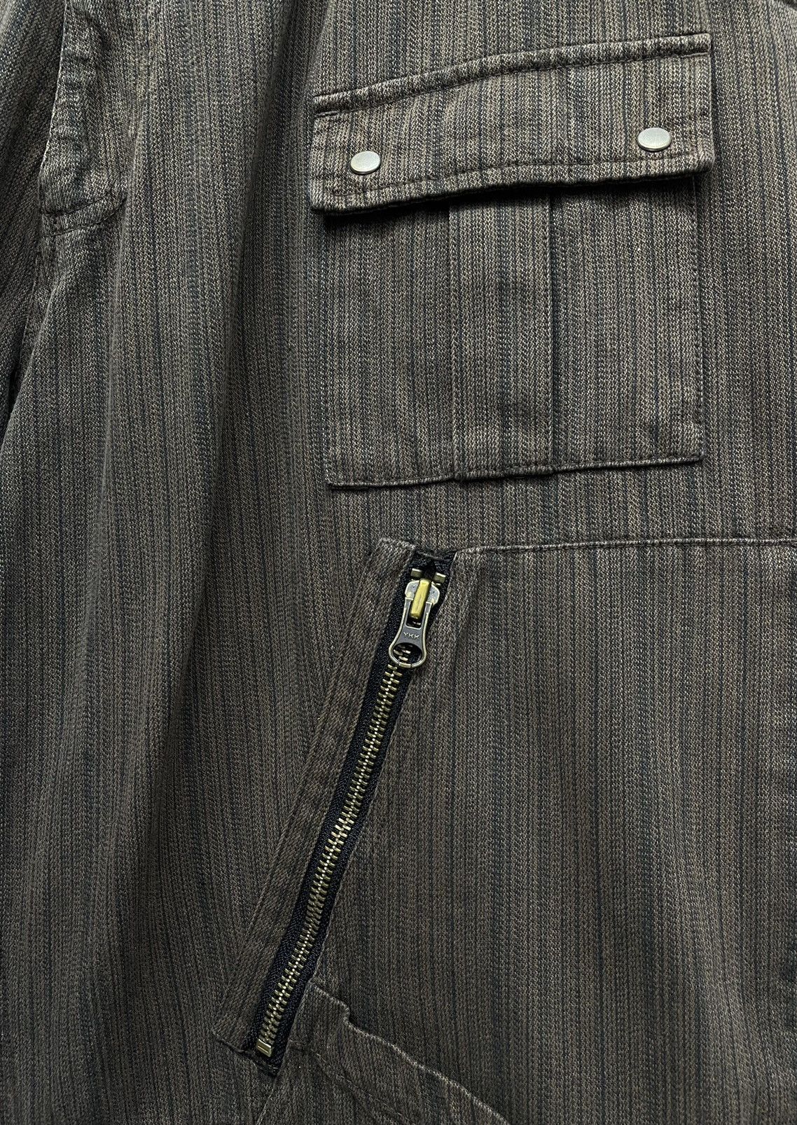 Japanese Brand 90’s Baggy Cargo Multipocket Skateboard Hickory Brown Pants Size US 32 / EU 48 - 7 Thumbnail