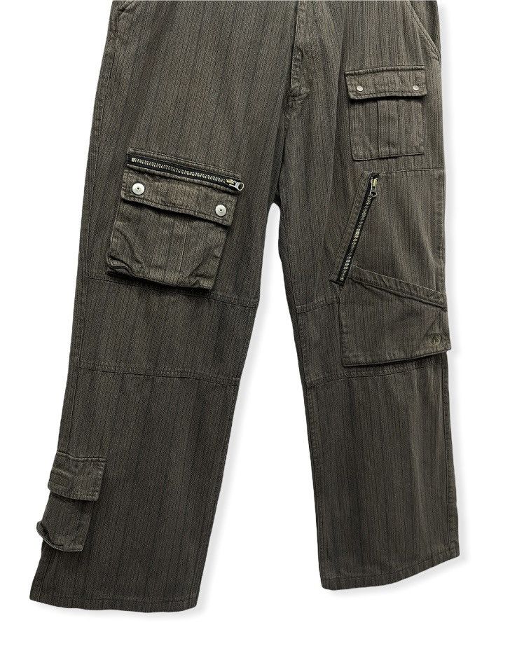 Japanese Brand 90’s Baggy Cargo Multipocket Skateboard Hickory Brown Pants Size US 32 / EU 48 - 5 Thumbnail