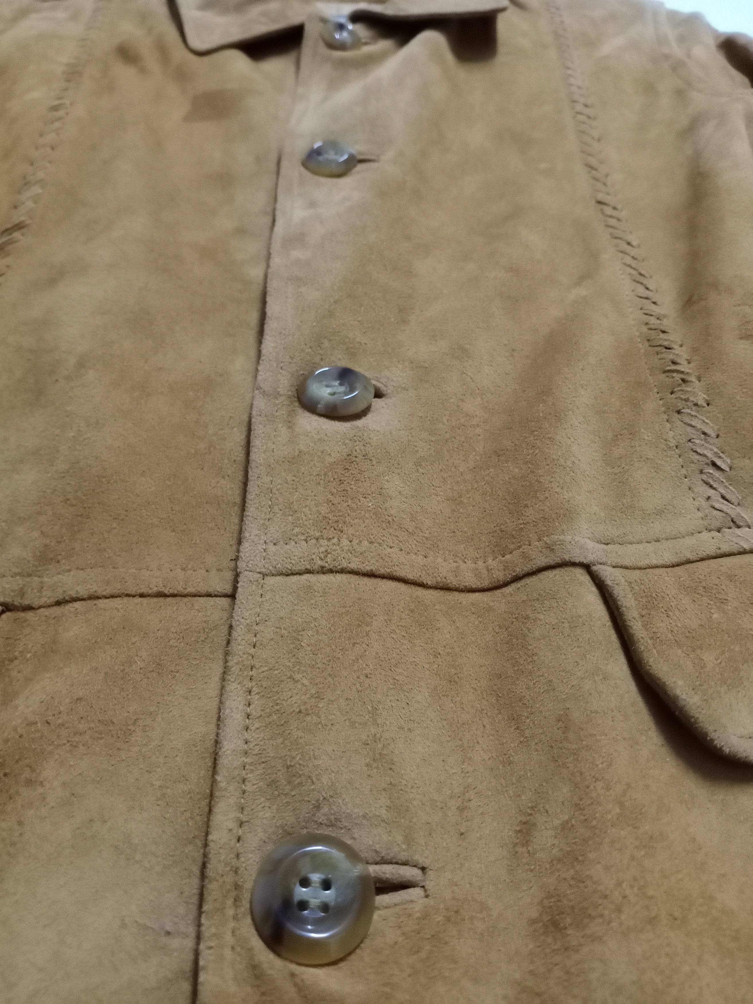 Hai Sporting Gear × Issey Miyake Hai Sporting Gear Suede Leather Jacket Nice Design Size US M / EU 48-50 / 2 - 8 Thumbnail