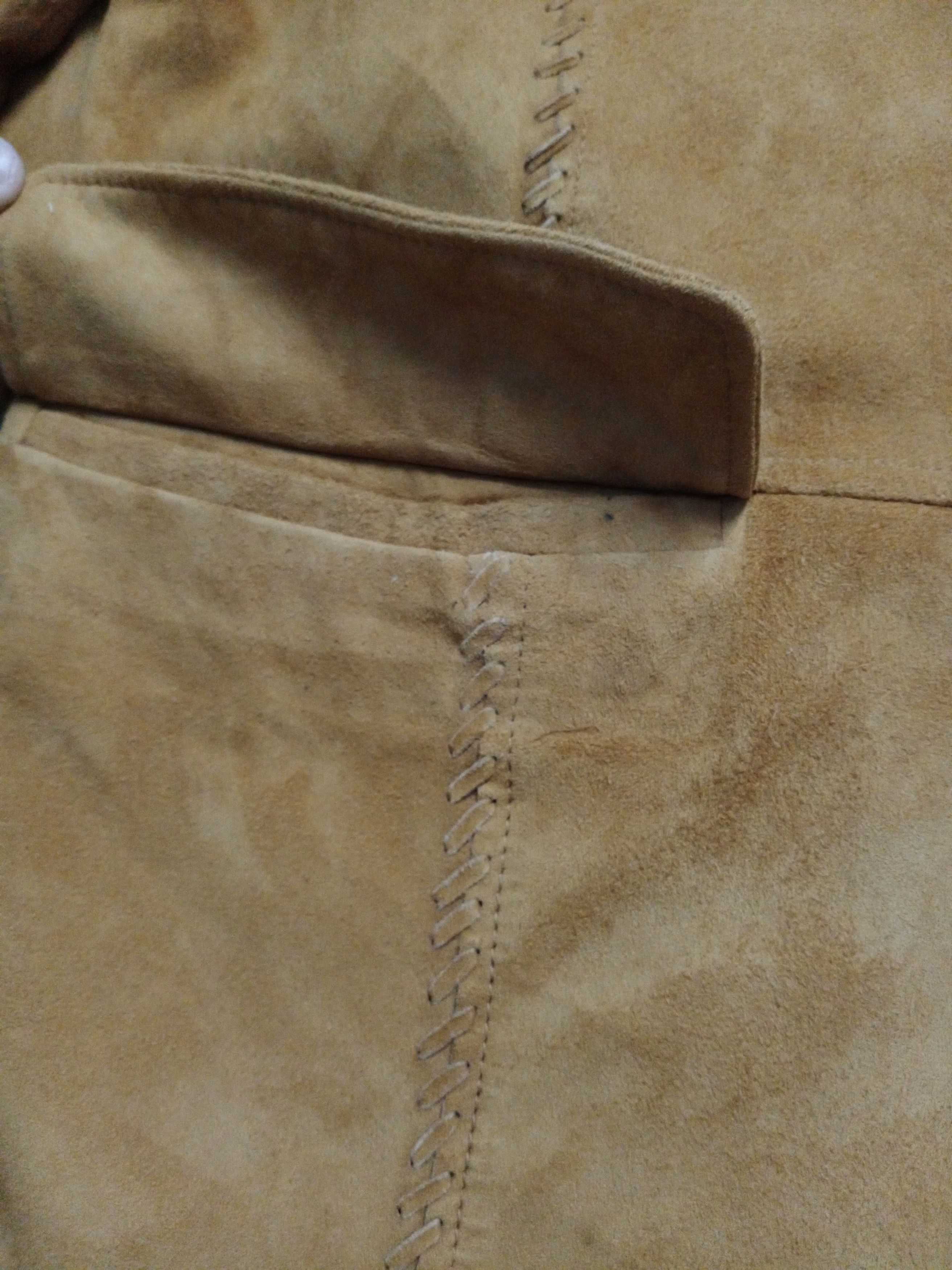 Hai Sporting Gear × Issey Miyake Hai Sporting Gear Suede Leather Jacket Nice Design Size US M / EU 48-50 / 2 - 7 Thumbnail