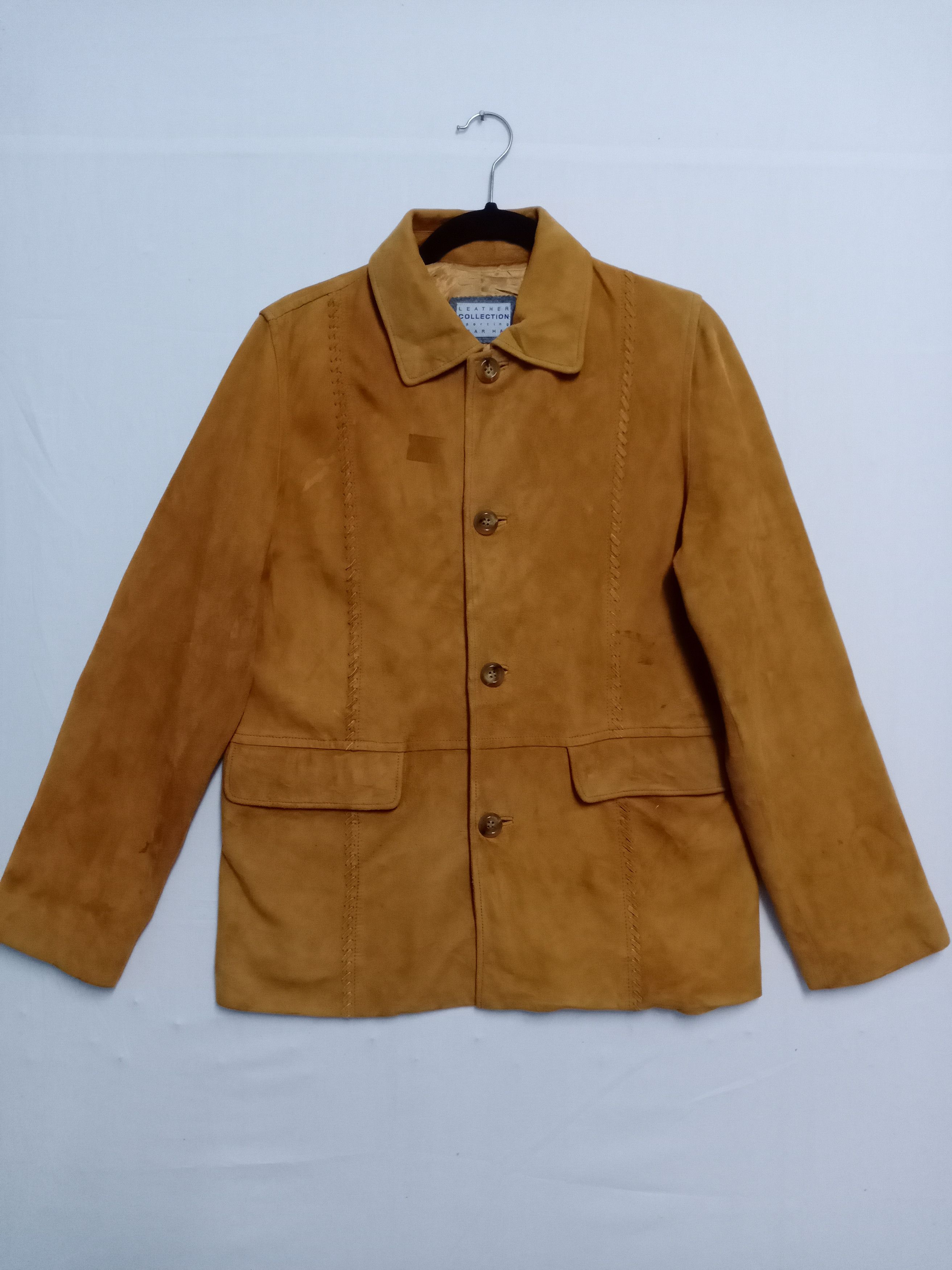 Hai Sporting Gear × Issey Miyake Hai Sporting Gear Suede Leather Jacket Nice Design Size US M / EU 48-50 / 2 - 1 Thumbnail