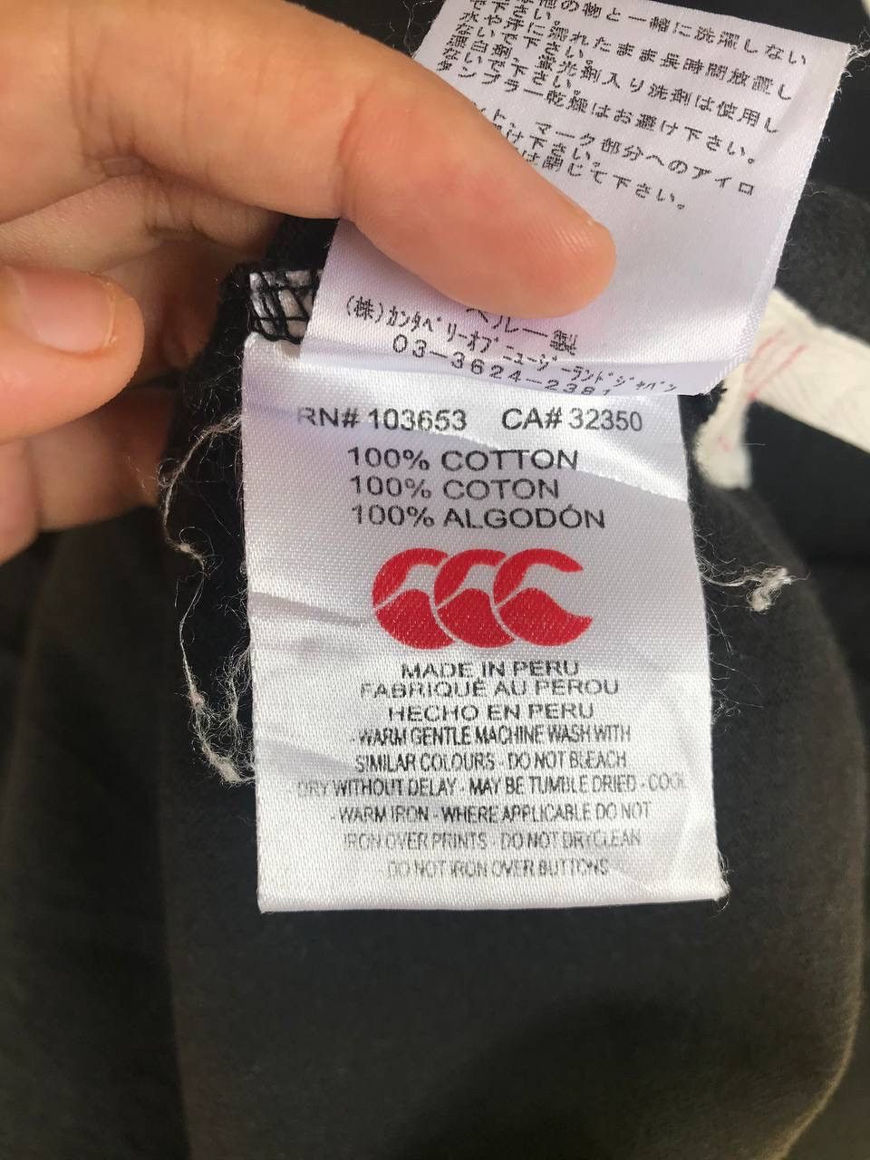 Canterbury of New Zealand × Vintage RUGBY SHIRT Size US M / EU 48-50 / 2 - 7 Thumbnail