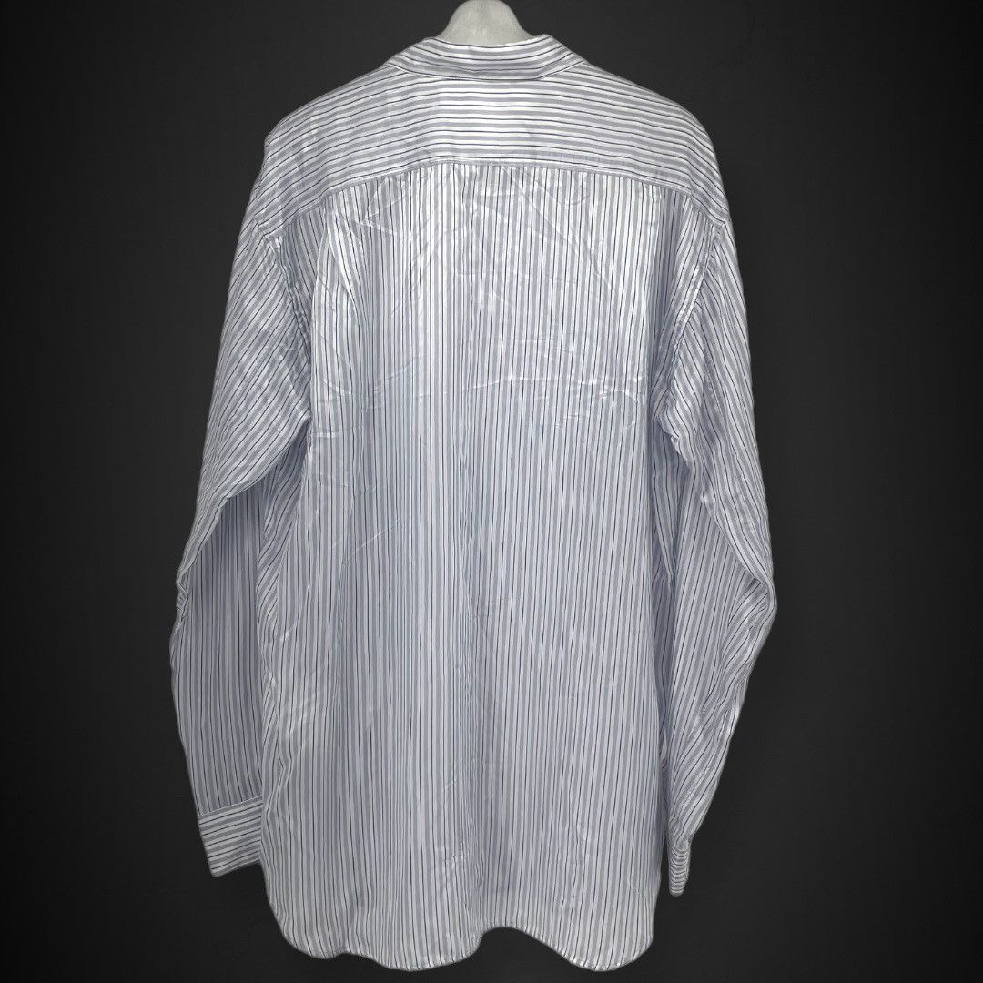 Comme des Garcons Micro Stripes - Silk L/S Button Up Shirt CDGS2CL Size US L / EU 52-54 / 3 - 5 Thumbnail