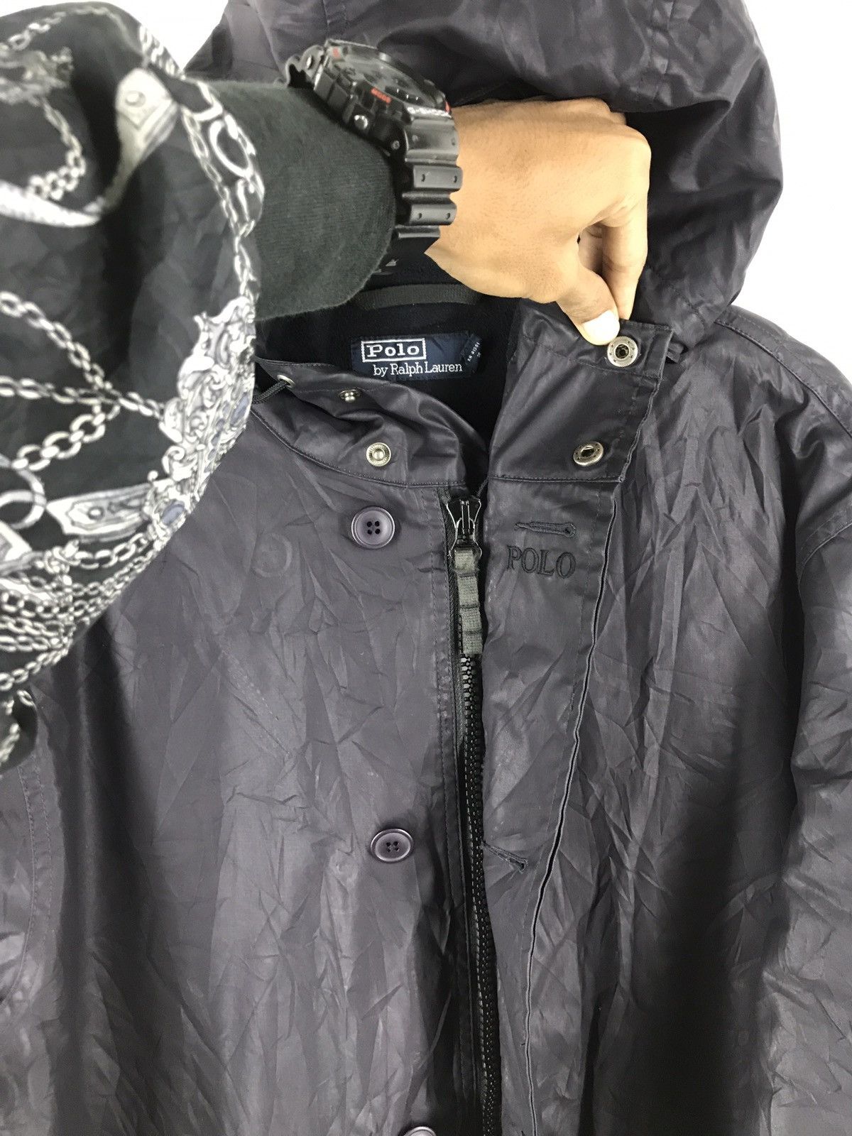 Polo Ralph Lauren VINTAGE 90s POLO RALPH LAUREN RAINCOATS RIRI ZIPPER Size US L / EU 52-54 / 3 - 10 Thumbnail