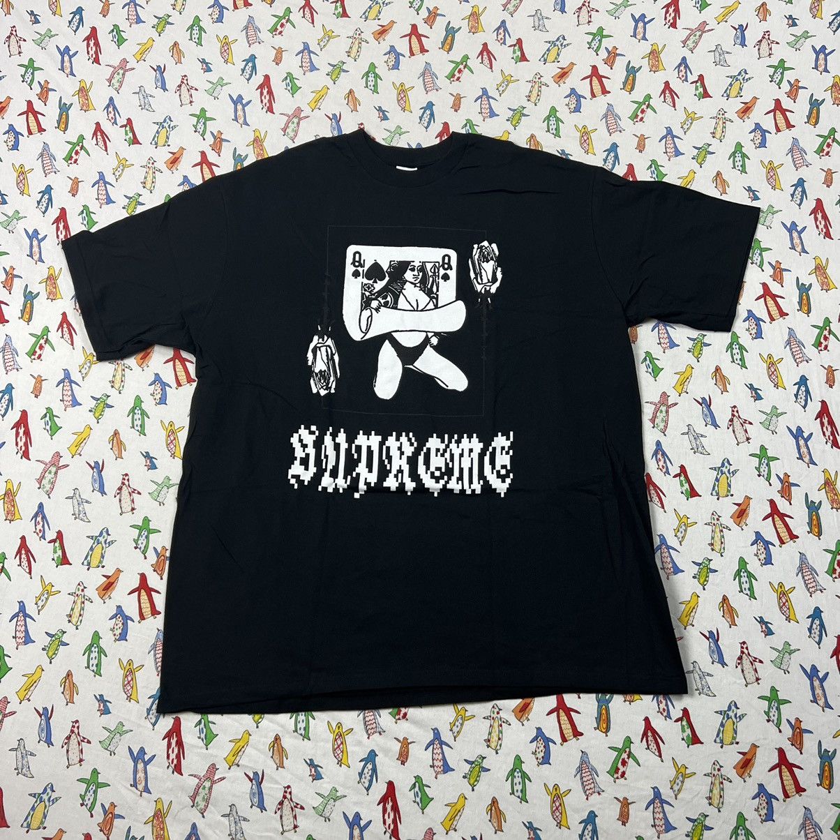 image of 2019 Supreme Queen Tee Black Xl, Men's