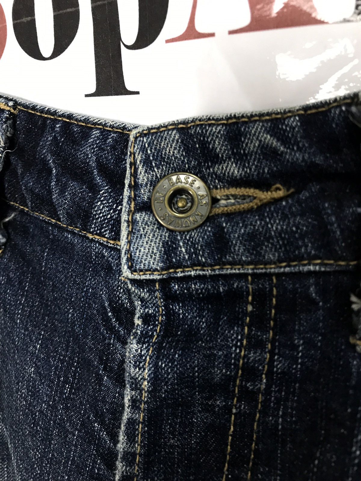 Japanese Brand Vintage As Knowas De Base Embroidery Buterfly Back Denim Size US 33 - 5 Thumbnail